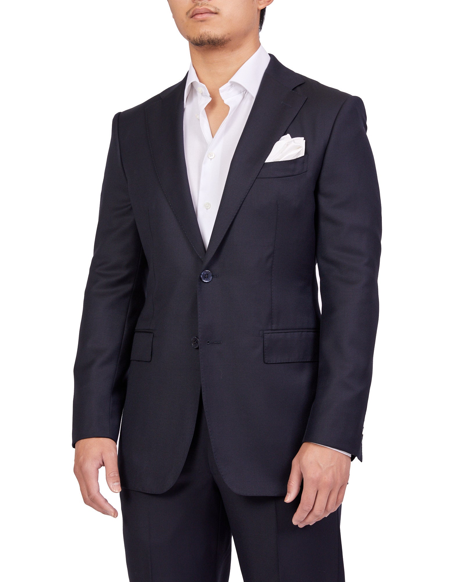 HENRY SARTORIAL Plain Suit (FC) NAVY SH - Henry BucksSuits23BSRA024 - NAVY - S - 50