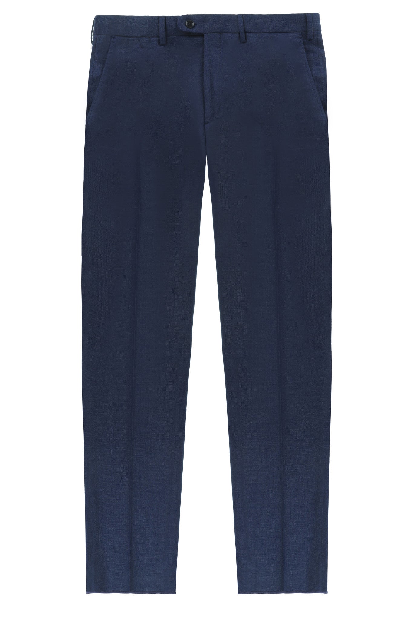 HENRY SARTORIAL Plain Trouser BLUE MELANGE REG - Henry BucksTrouser - Formal34SS230082 - BLUMELANGE - R - 48