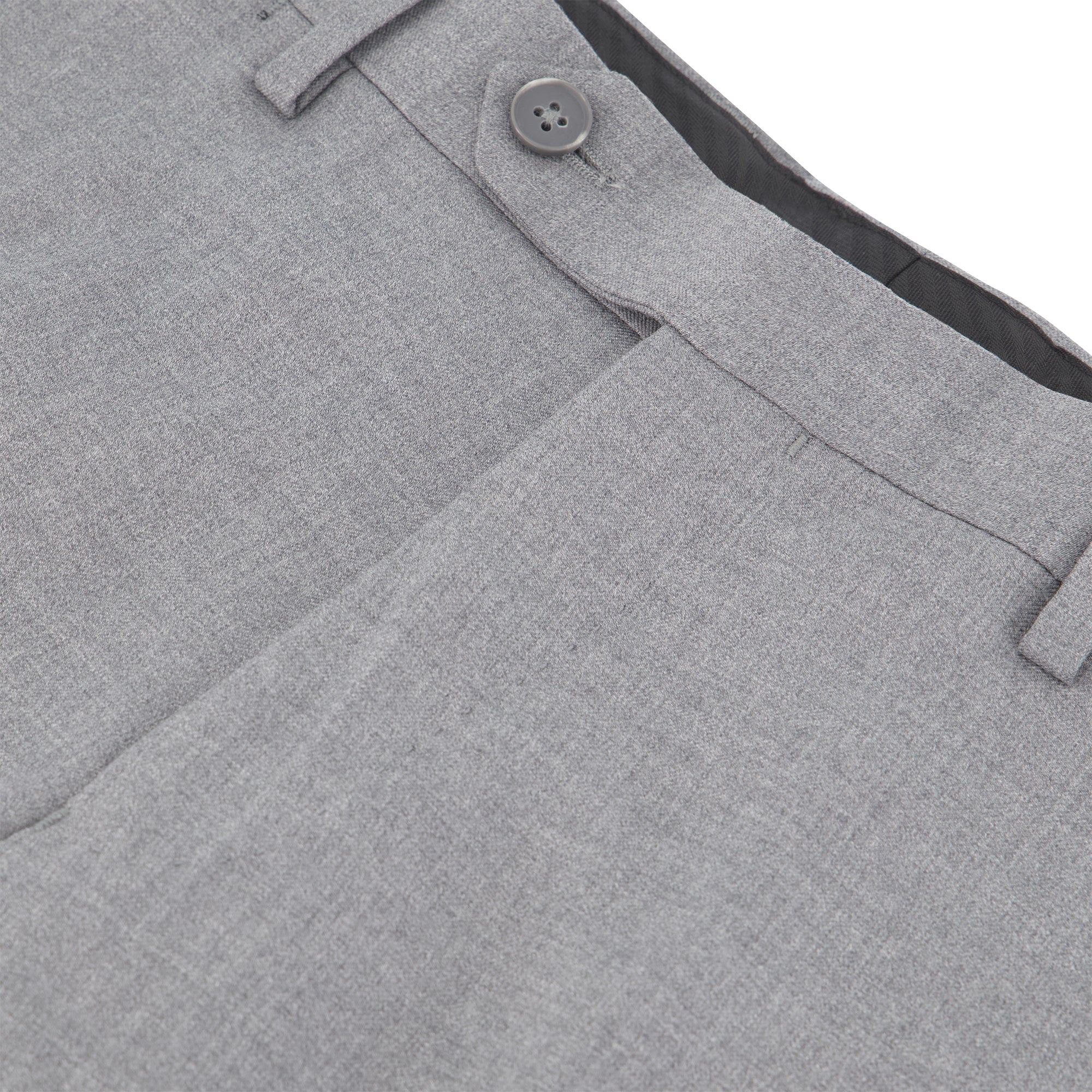 HENRY SARTORIAL Plain Trouser GREY REG - Henry BucksTrouser - Formal34SS220013 - GREY - R - 48