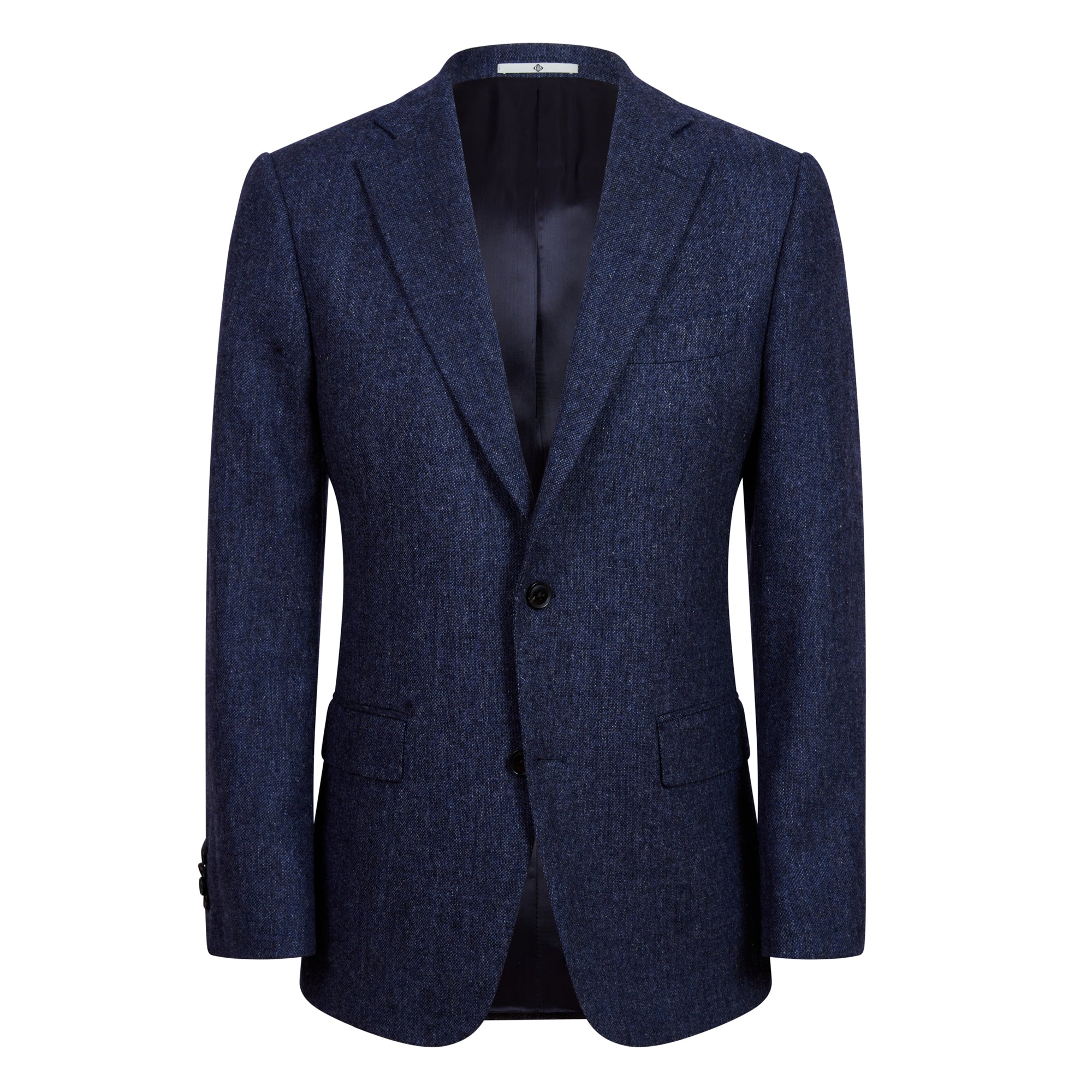 HENRY SARTORIAL Plain Tweed Blazer PLAIN BLUE - Henry BucksBlazers33AW230029 - PLAINBLUE - 48