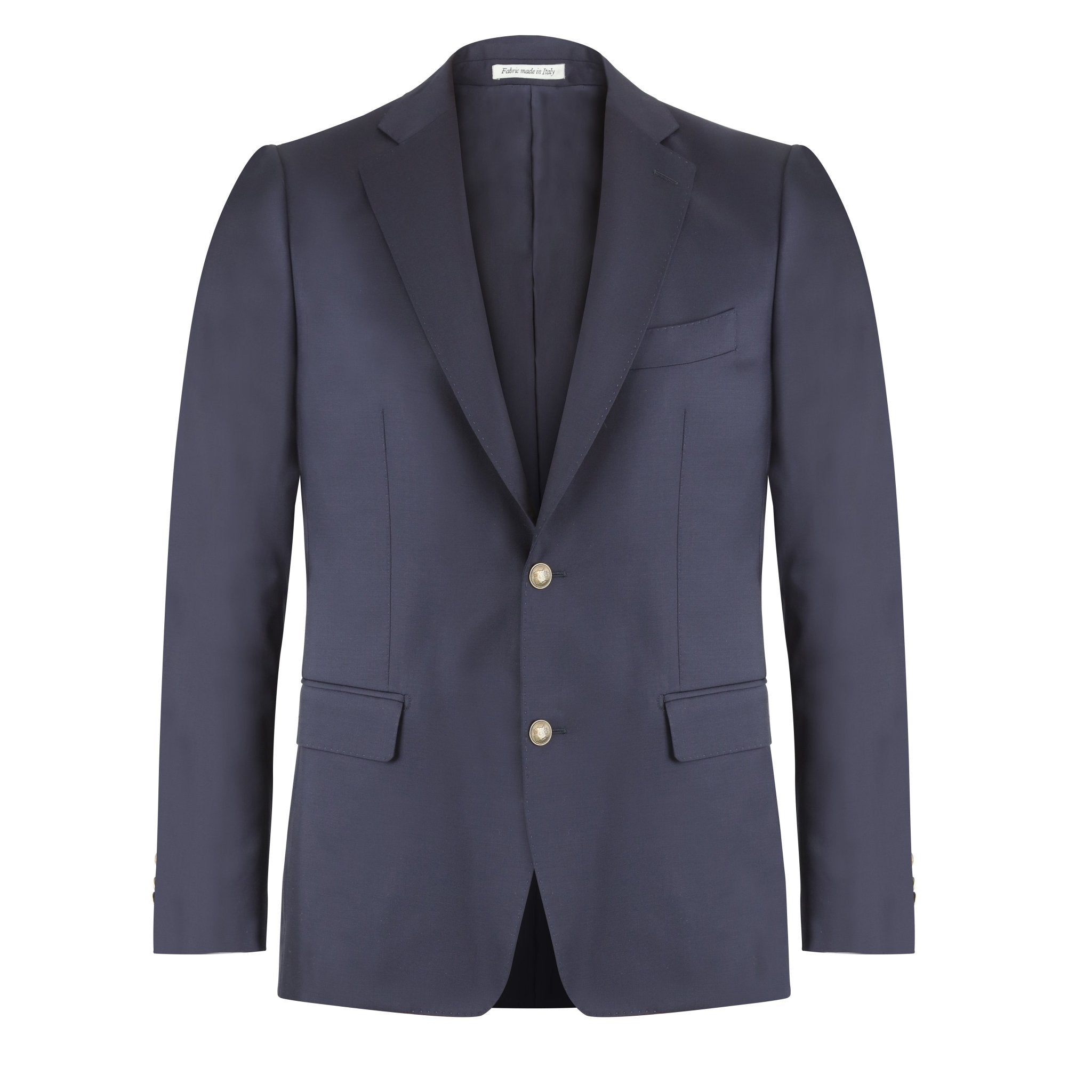 HENRY SARTORIAL Plain Twill Single Breast Two Button Blazer NAVY LG - Henry BucksBlazers33BSRA0001 - NAVY - L - 48