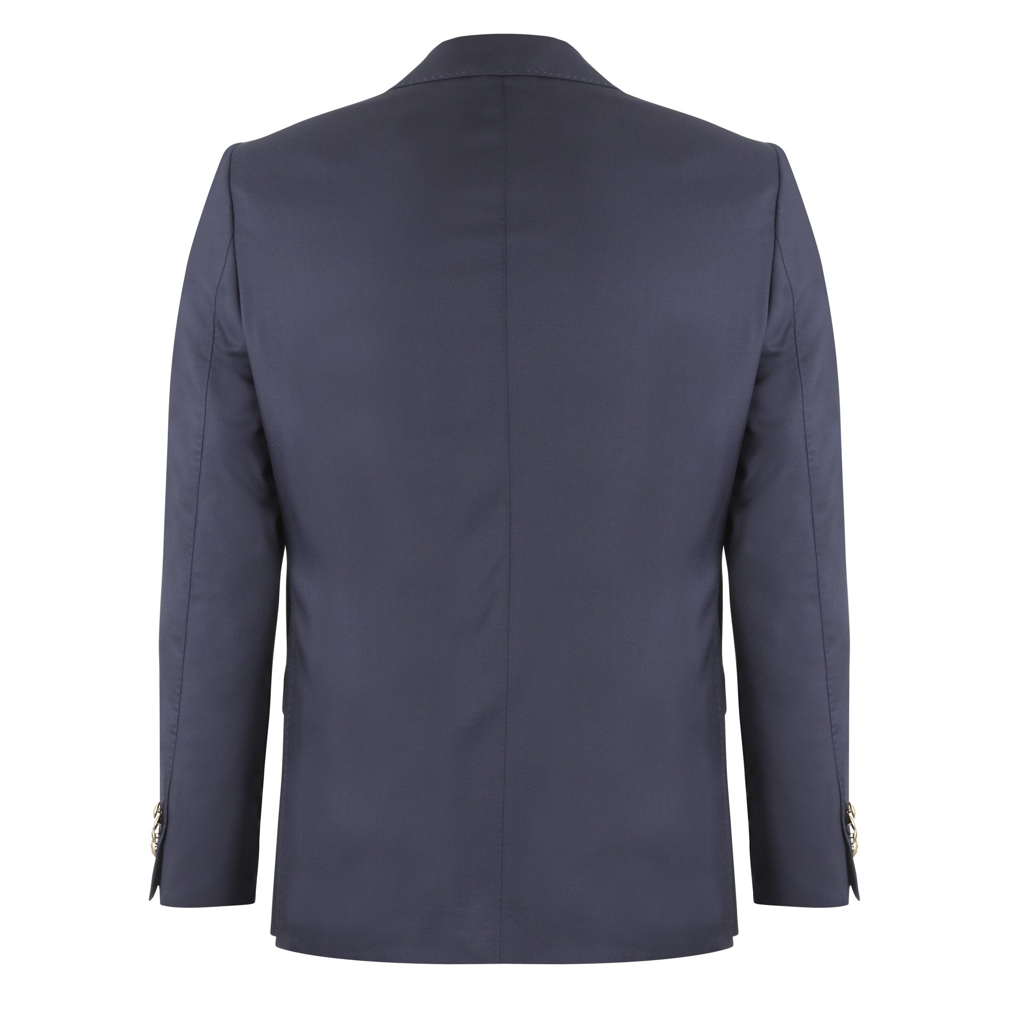 HENRY SARTORIAL Plain Twill Single Breast Two Button Blazer NAVY LG - Henry BucksBlazers33BSRA0001 - NAVY - L - 48