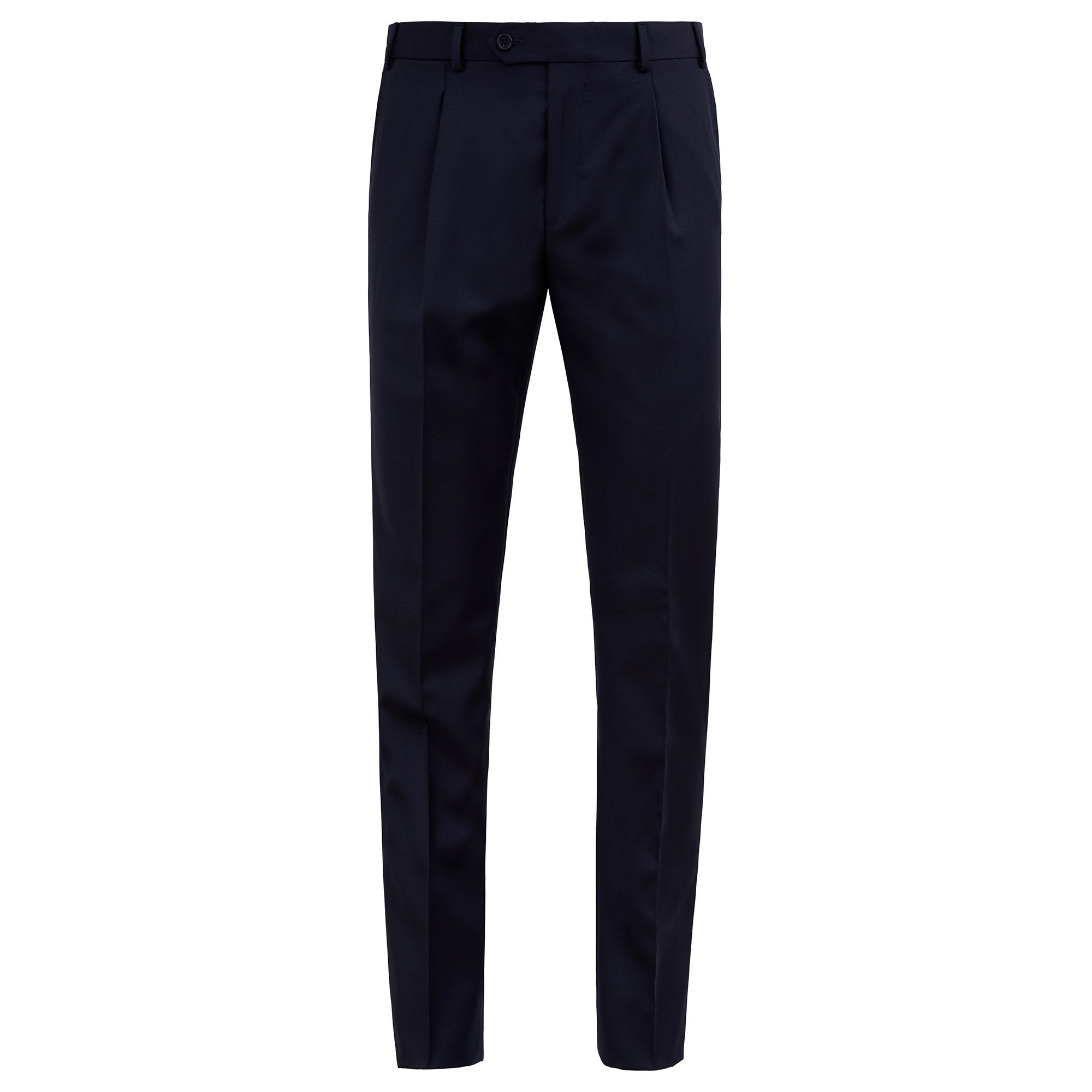 HENRY SARTORIAL Pleat Trousers NAVY REG - Henry BucksTrouser - Formal34BSR024 - NAVY - R - 46