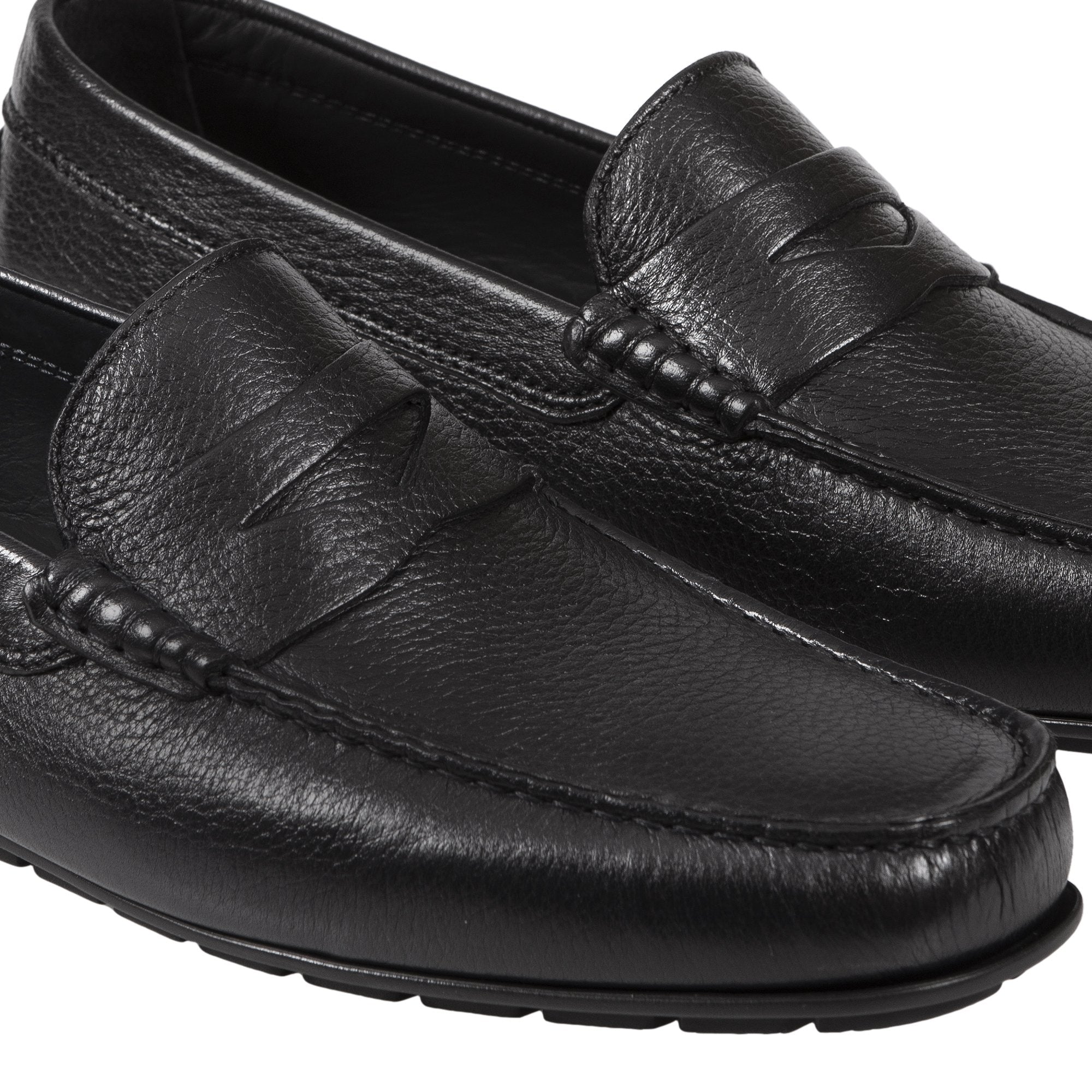 HENRY SARTORIAL Portsea Deerskin Driving Shoes BLACK - Henry BucksLoafers & Driving Shoes80SS20201 - BLCK - 6 1/2