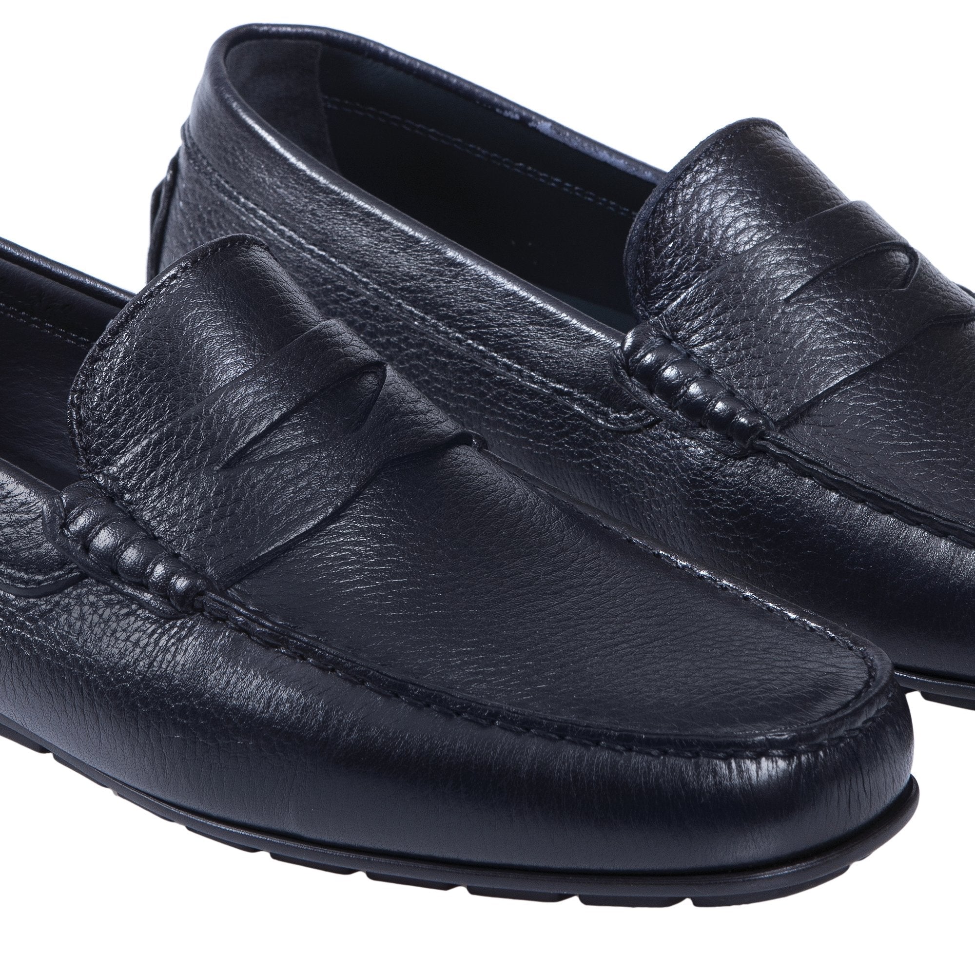 HENRY SARTORIAL Portsea Deerskin Driving Shoes MIDNIGHT NAVY - Henry BucksLoafers & Driving Shoes80SS20201 - MIDNIGHTNV - 6 1/2