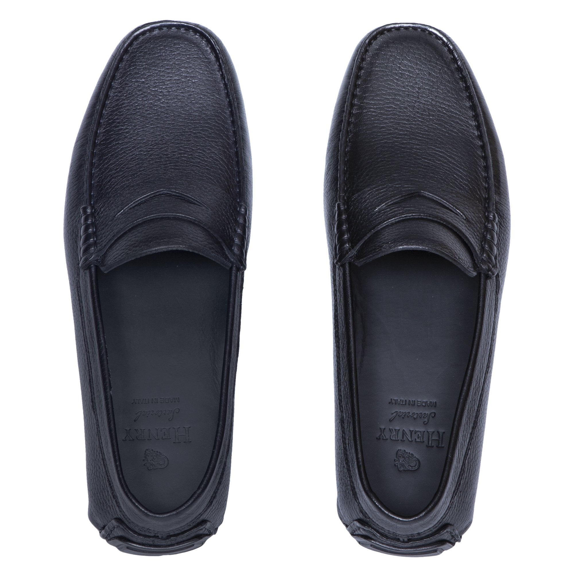 HENRY SARTORIAL Portsea Deerskin Driving Shoes MIDNIGHT NAVY - Henry BucksLoafers & Driving Shoes80SS20201 - MIDNIGHTNV - 6 1/2