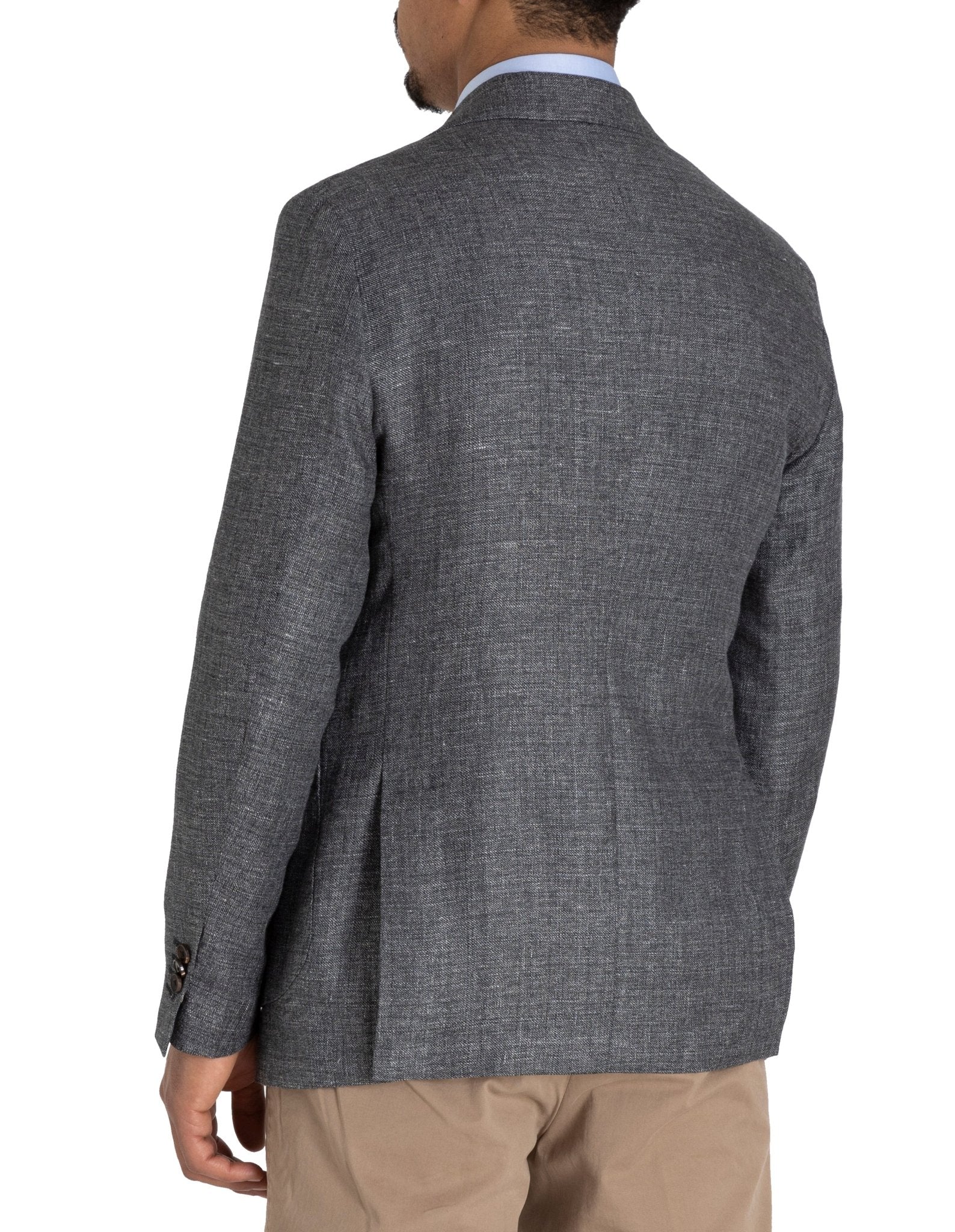 HENRY SARTORIAL Reda Linen Blazer GREY REG - Henry BucksBlazers33SS210010 - GREY - R - 46