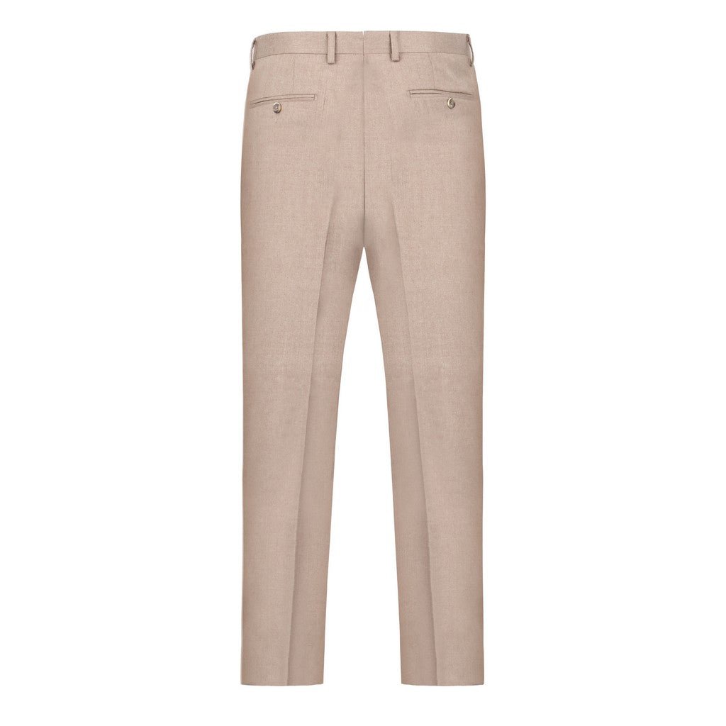 HENRY SARTORIAL Reda Wool Cashmere Trouser BEIGE - Henry Bucks