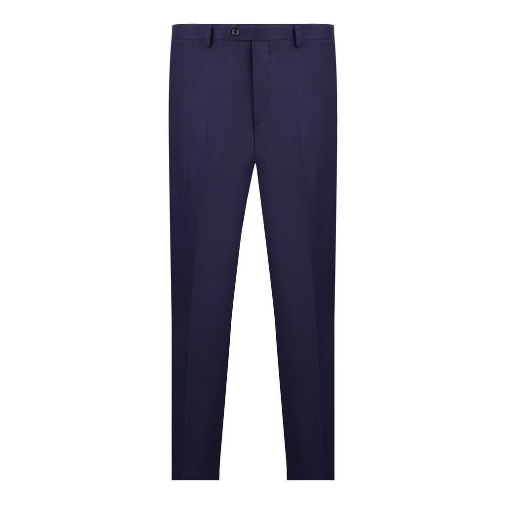 HENRY SARTORIAL Reda Wool Cashmere Trouser BLUE - Henry Bucks