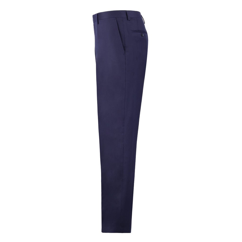 HENRY SARTORIAL Reda Wool Cashmere Trouser BLUE - Henry Bucks