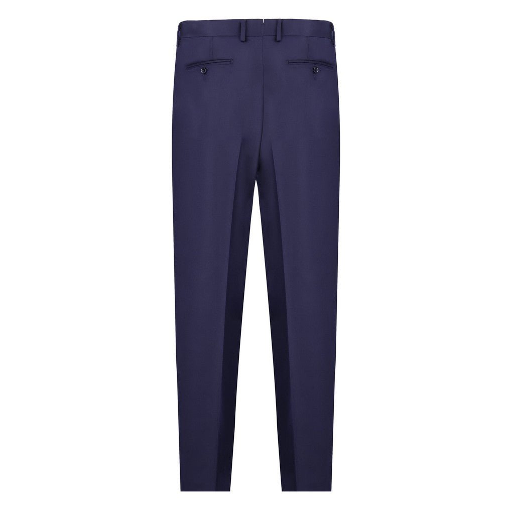 HENRY SARTORIAL Reda Wool Cashmere Trouser BLUE - Henry Bucks