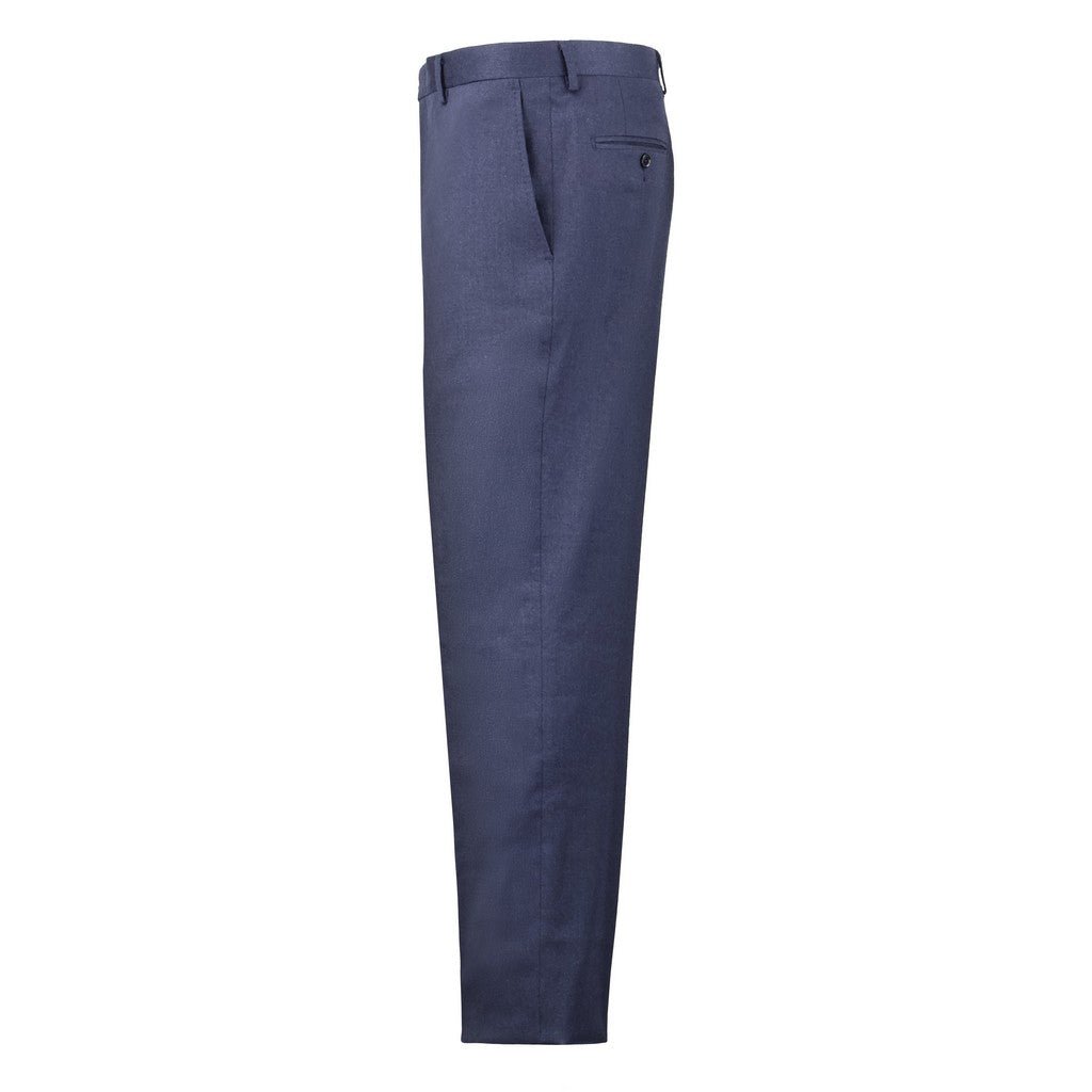 HENRY SARTORIAL Reda Wool Cashmere Trouser MID BLUE - Henry Bucks