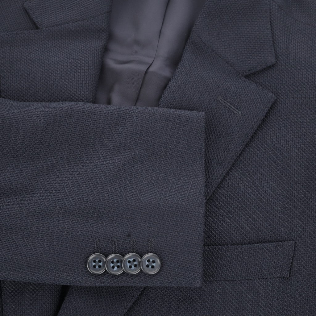 HENRY SARTORIAL Reda Wool Roadster Jacket NAVY REG - Henry Bucks