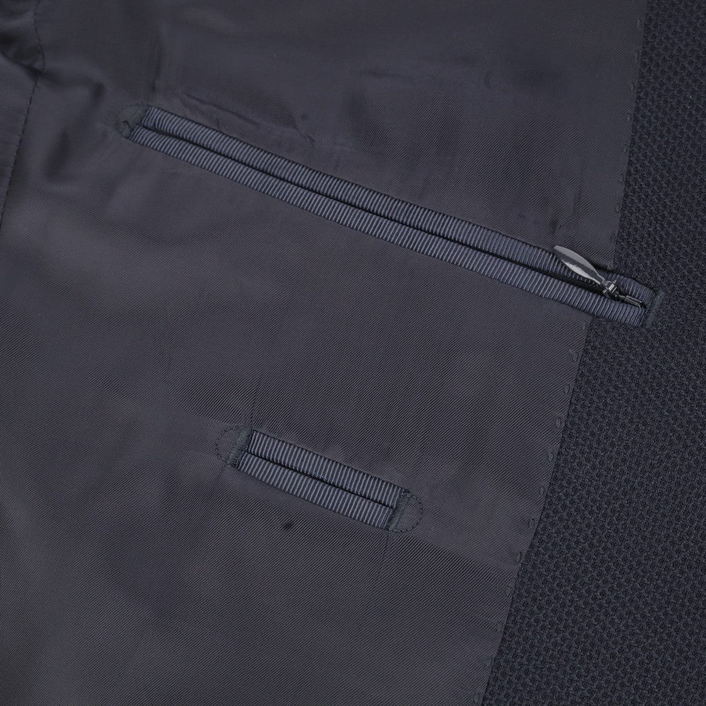 HENRY SARTORIAL Reda Wool Roadster Jacket NAVY REG - Henry Bucks