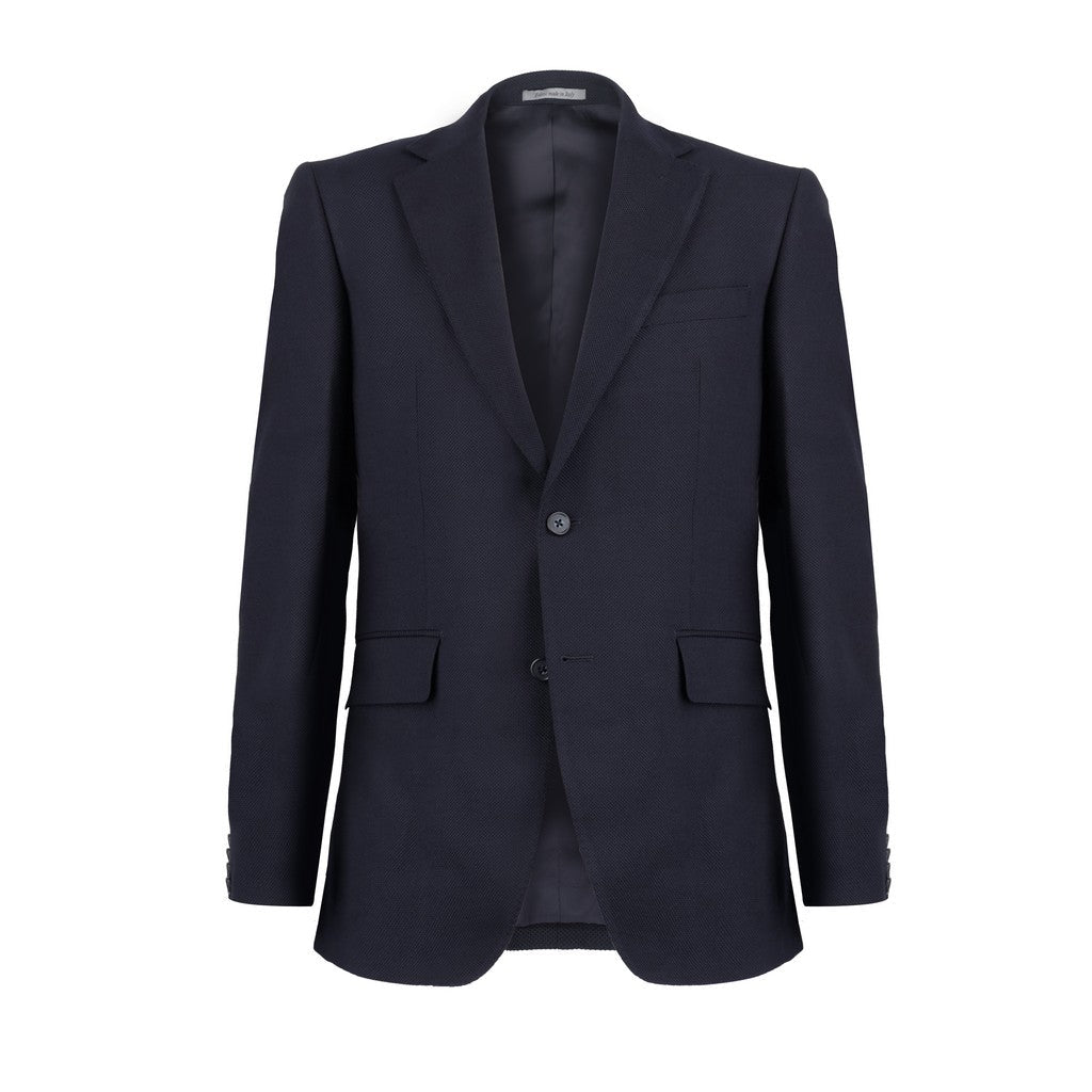HENRY SARTORIAL Reda Wool Travel Jacket NAVY REG - Henry Bucks