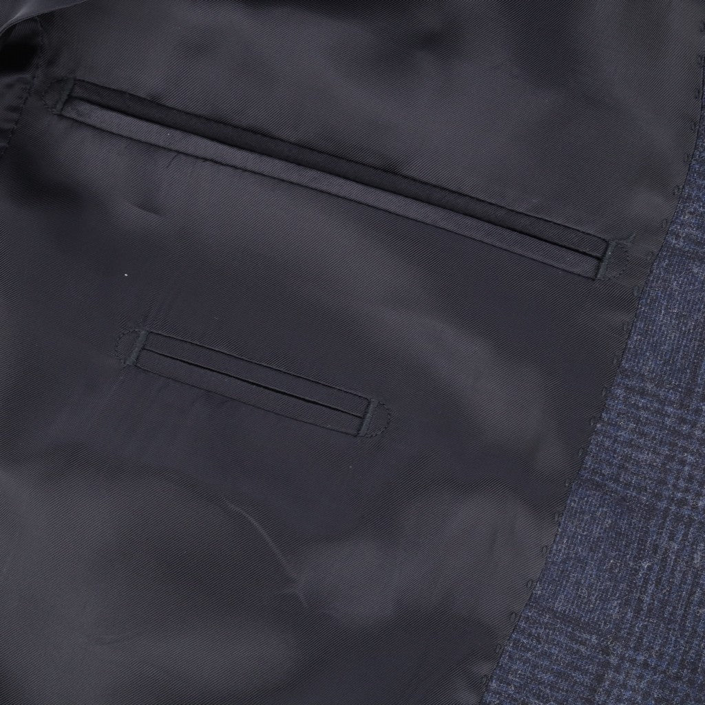 HENRY SARTORIAL Rogna Wool/Cashmere Blazer NAVY CHECK - Henry Bucks