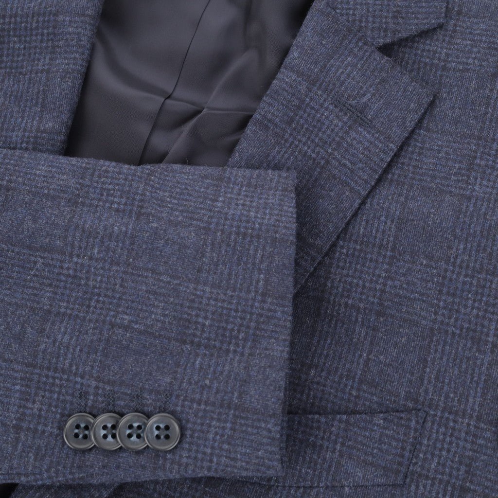 HENRY SARTORIAL Rogna Wool/Cashmere Blazer NAVY CHECK - Henry Bucks
