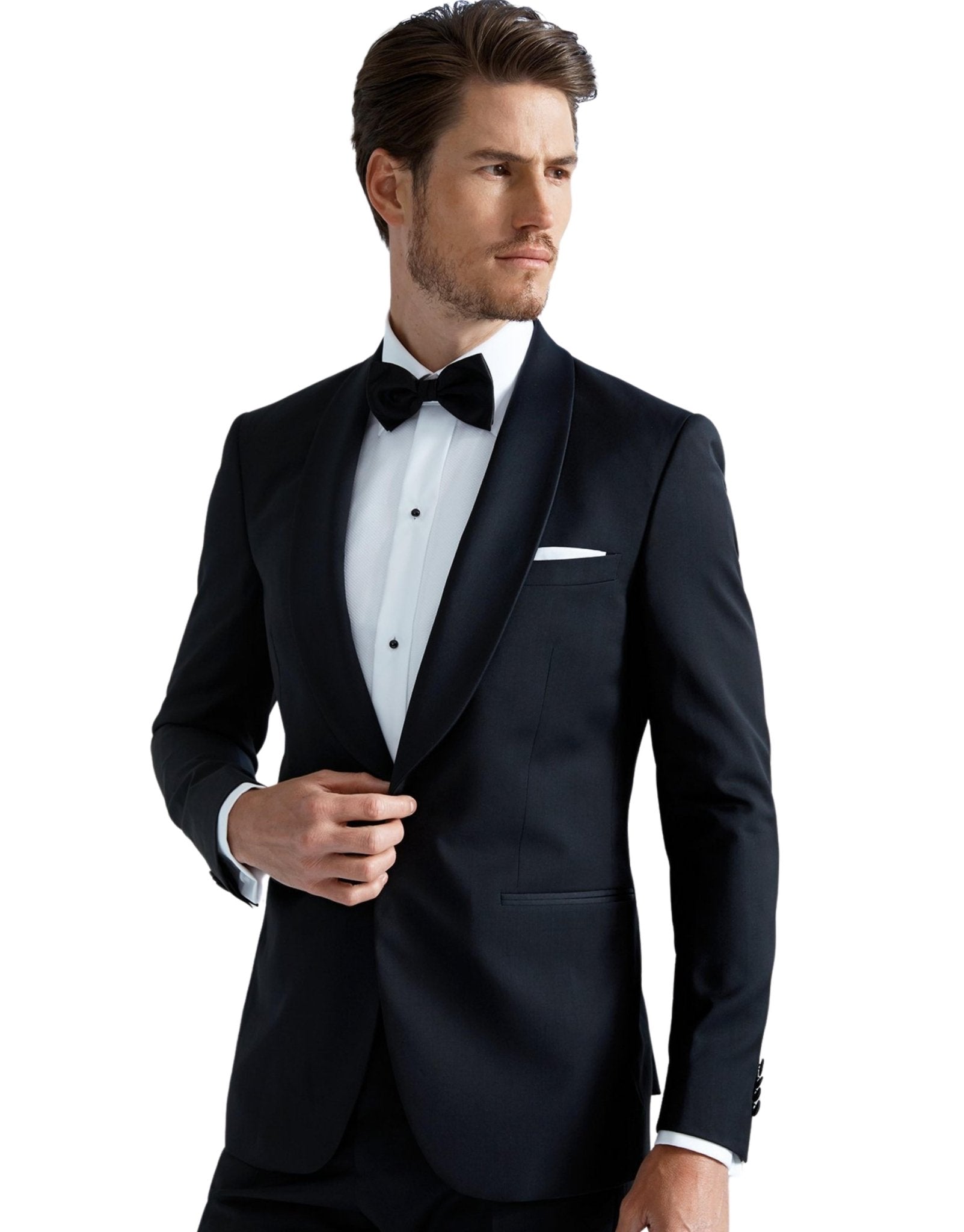 HENRY SARTORIAL Shawl Collar Dinner Suit BLACK LG - Henry BucksSuits9000137 - BLCK - L - 52