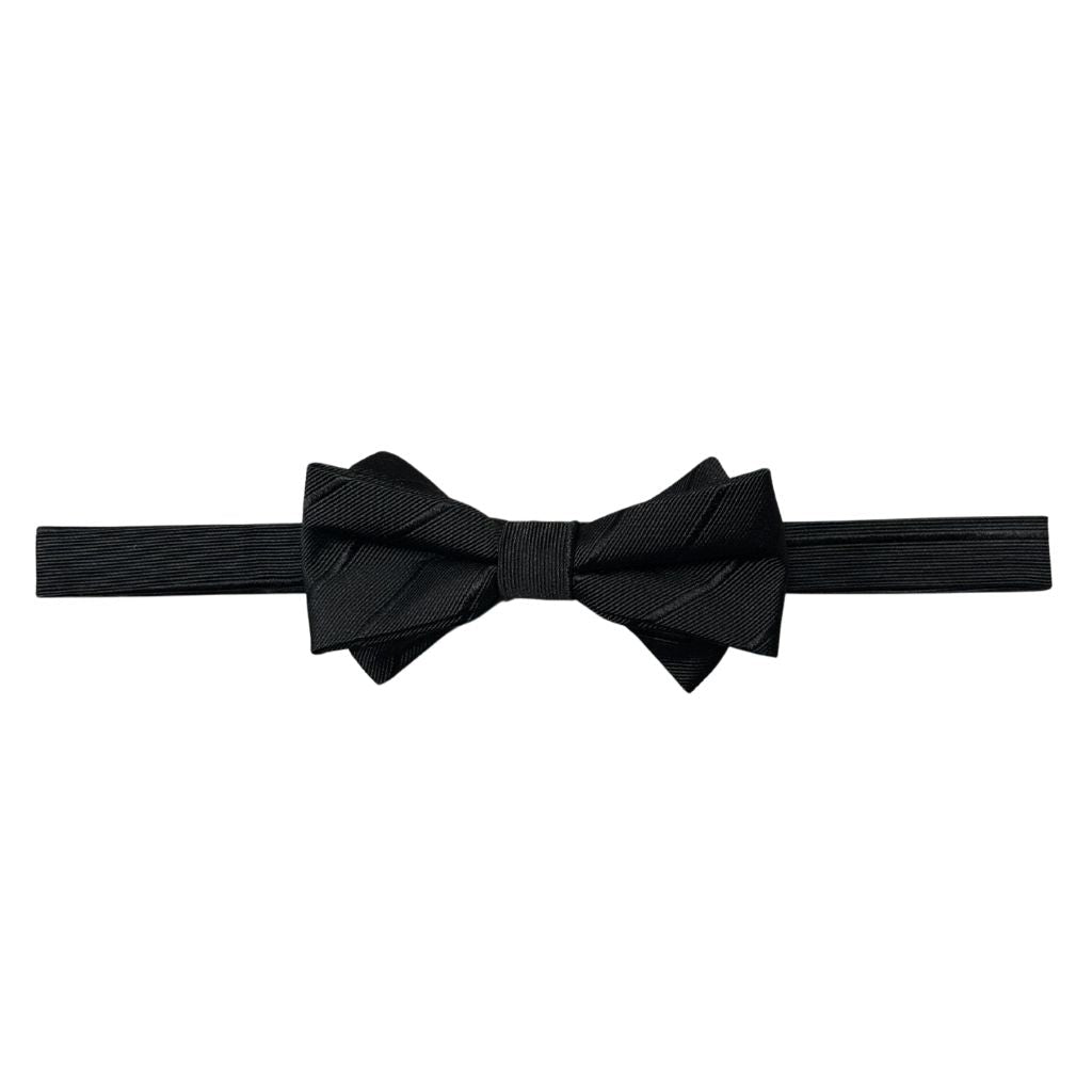 HENRY SARTORIAL Silk Bowtie BLACK - Henry Bucks