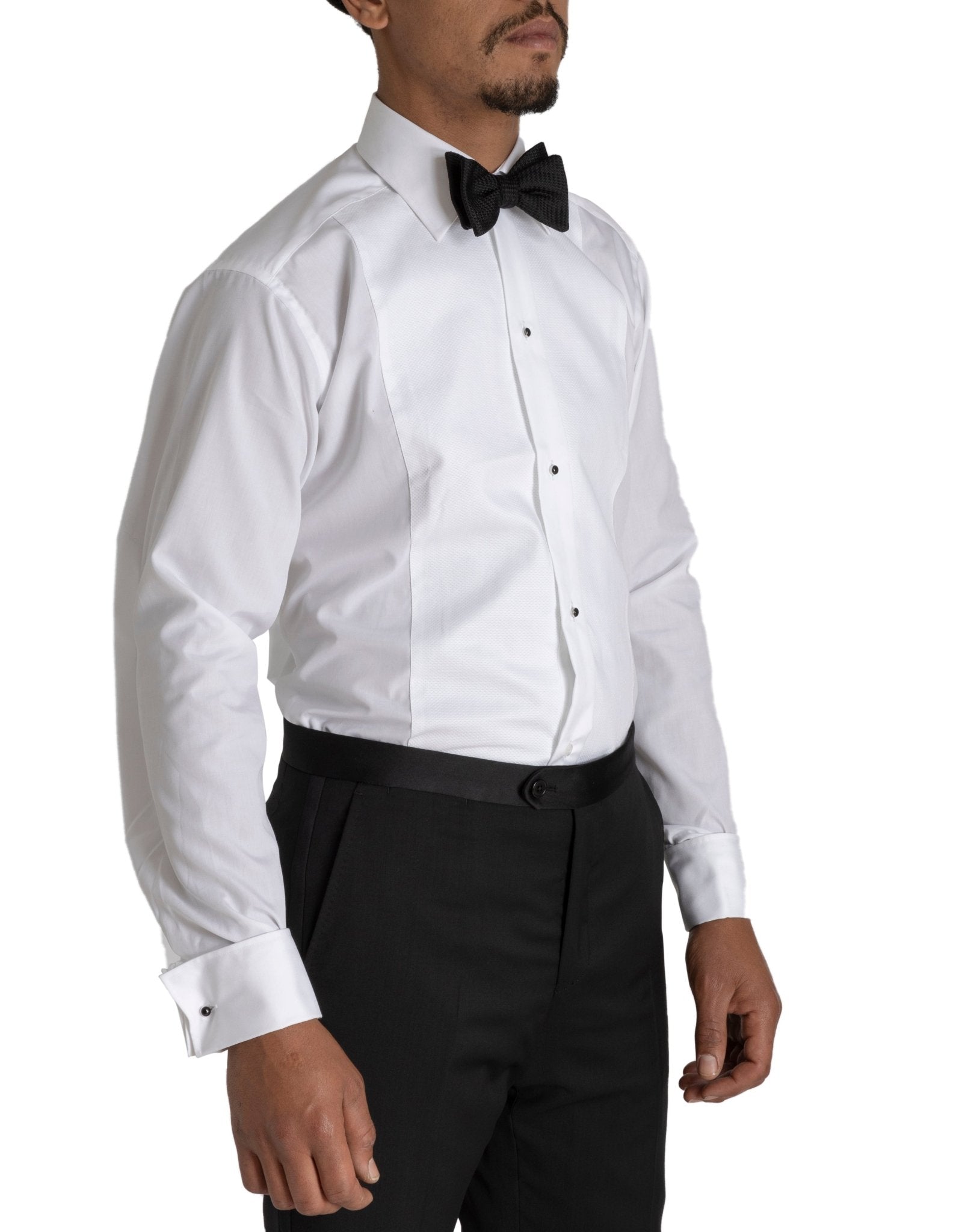 HENRY SARTORIAL Slim Fit Dinner Shirt WHITE - Henry BucksShirts9000134 - WHTE - DC - SLIM - 38