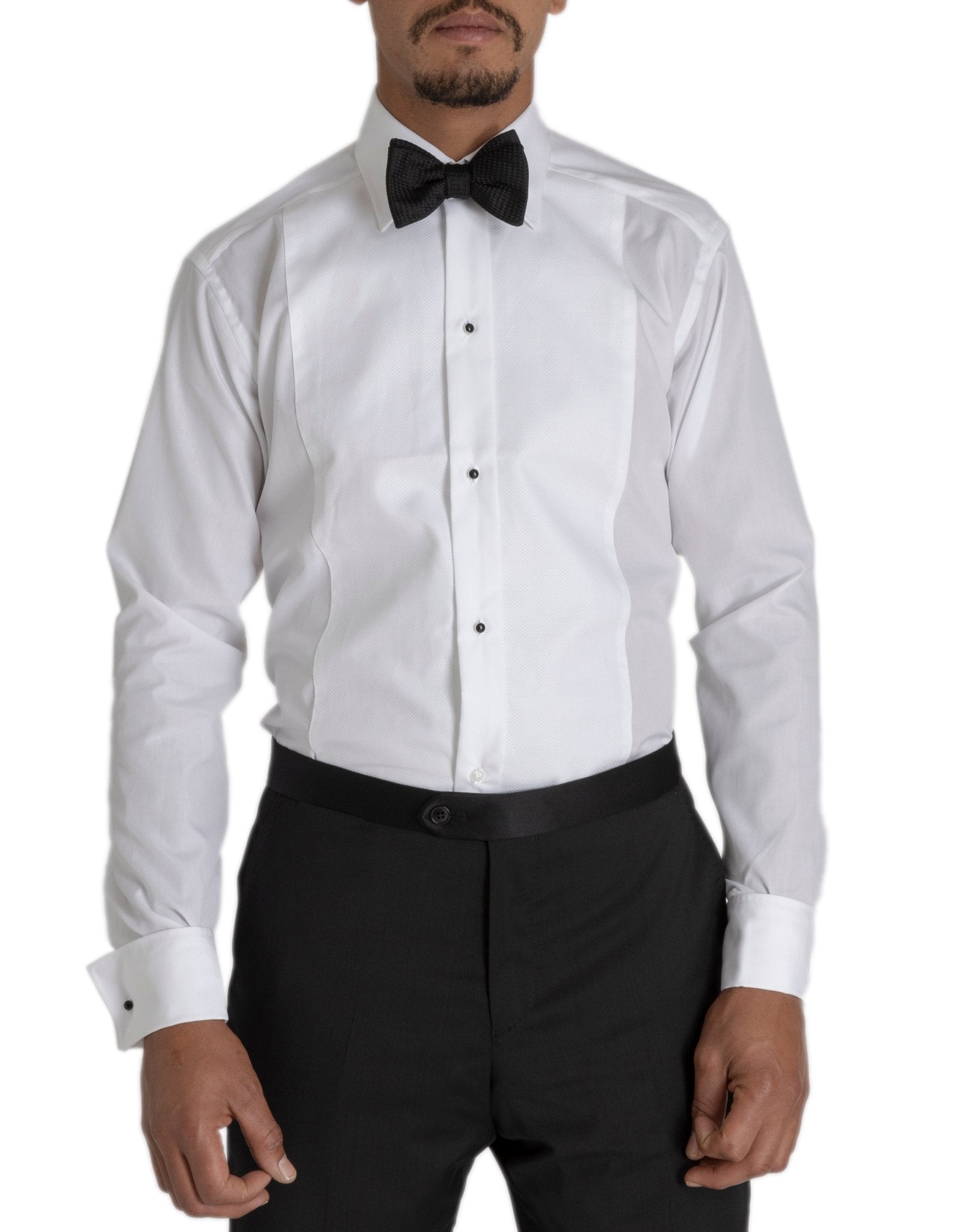 HENRY SARTORIAL Slim Fit Dinner Shirt WHITE - Henry BucksShirts9000134 - WHTE - DC - SLIM - 38