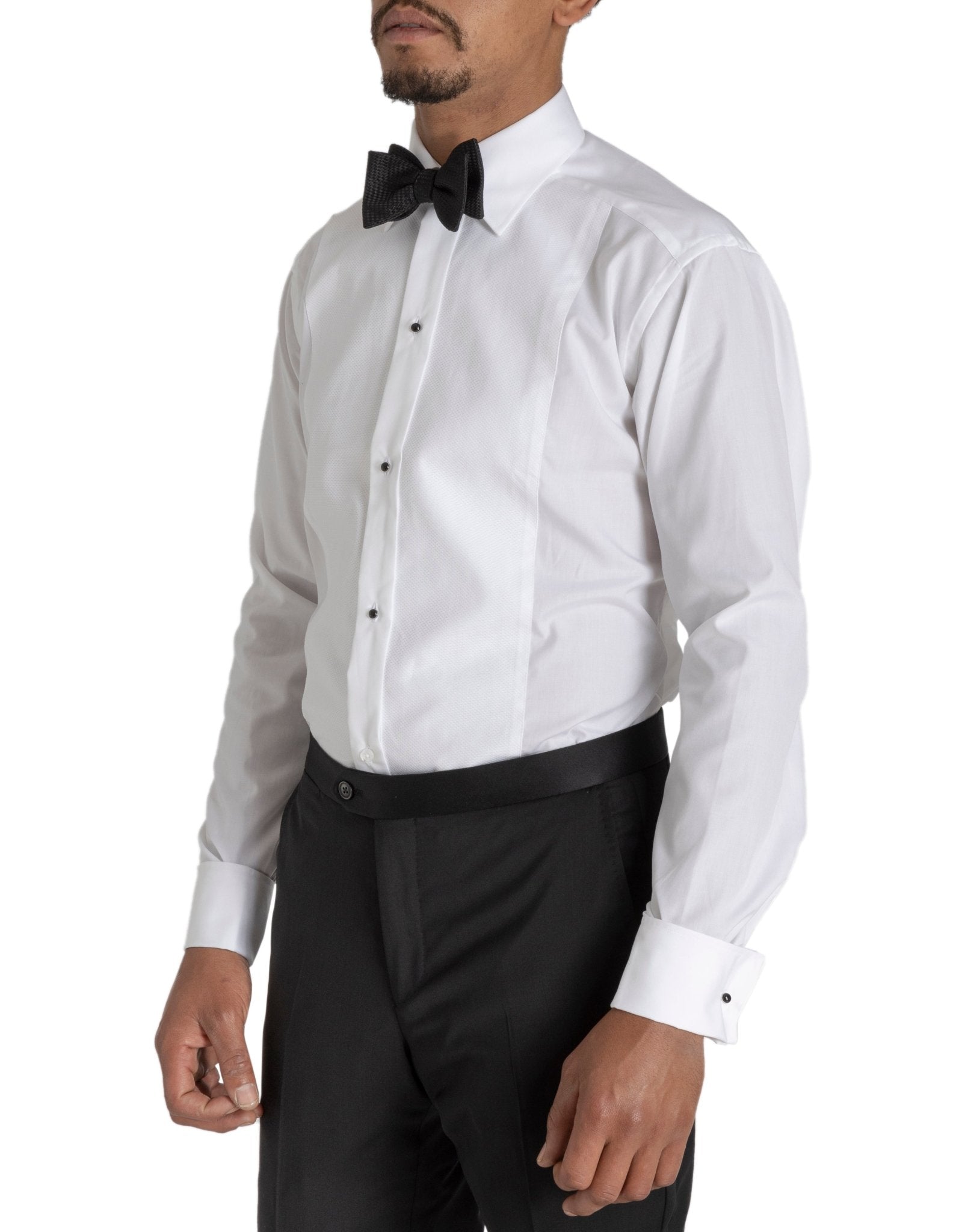 HENRY SARTORIAL Slim Fit Dinner Shirt WHITE - Henry BucksShirts9000134 - WHTE - DC - SLIM - 38