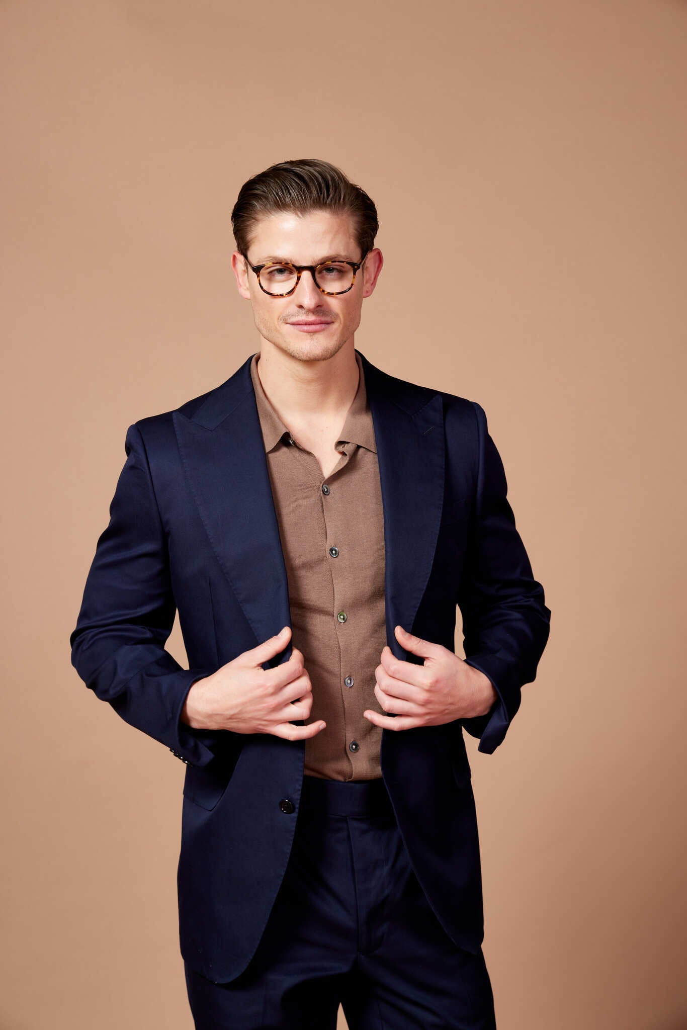 HENRY SARTORIAL Solbiati Cotton Blazer NAVY REG - Henry BucksBlazers33AW230007 - NAVY - R - 48