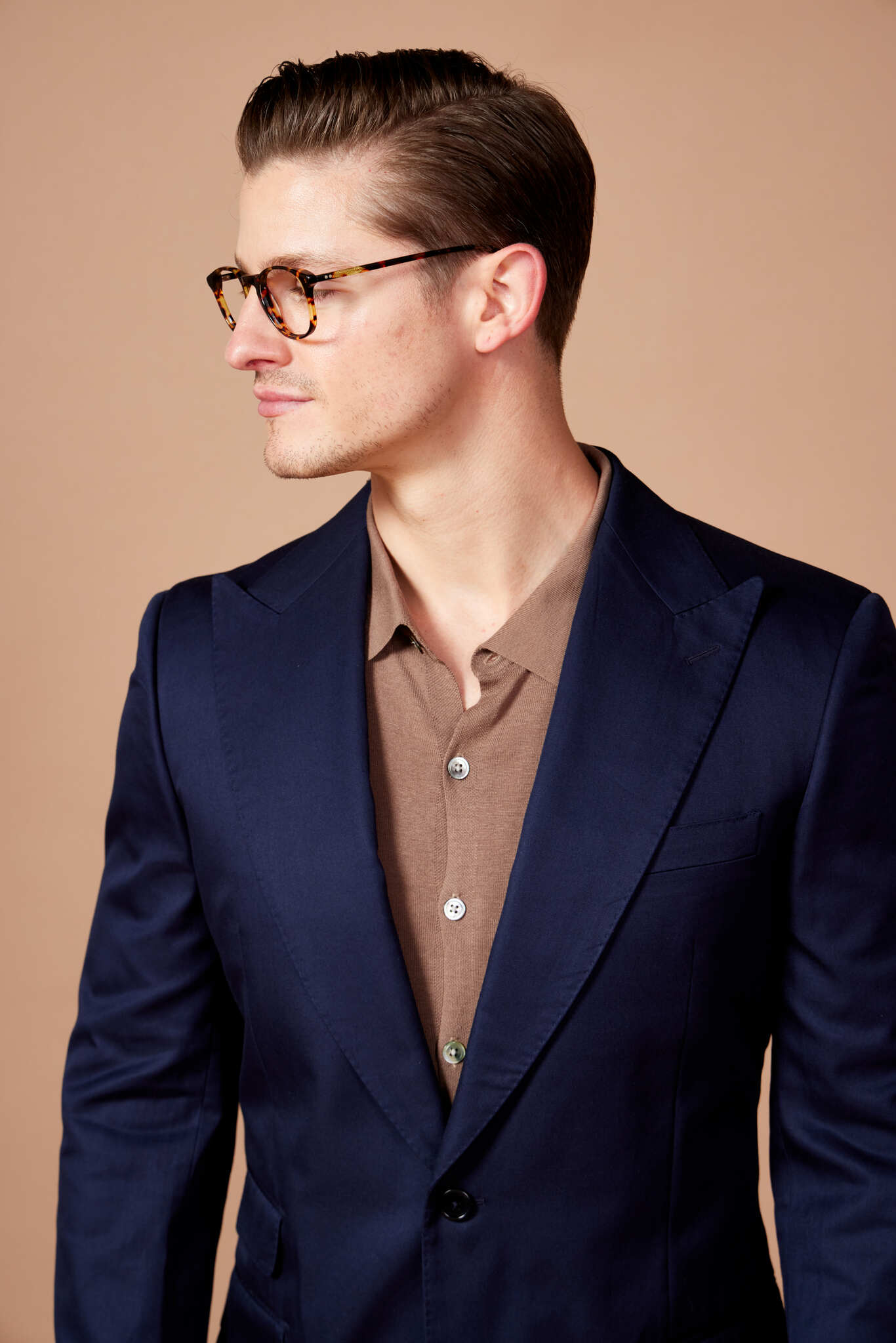 HENRY SARTORIAL Solbiati Cotton Blazer NAVY REG - Henry BucksBlazers33AW230007 - NAVY - R - 48