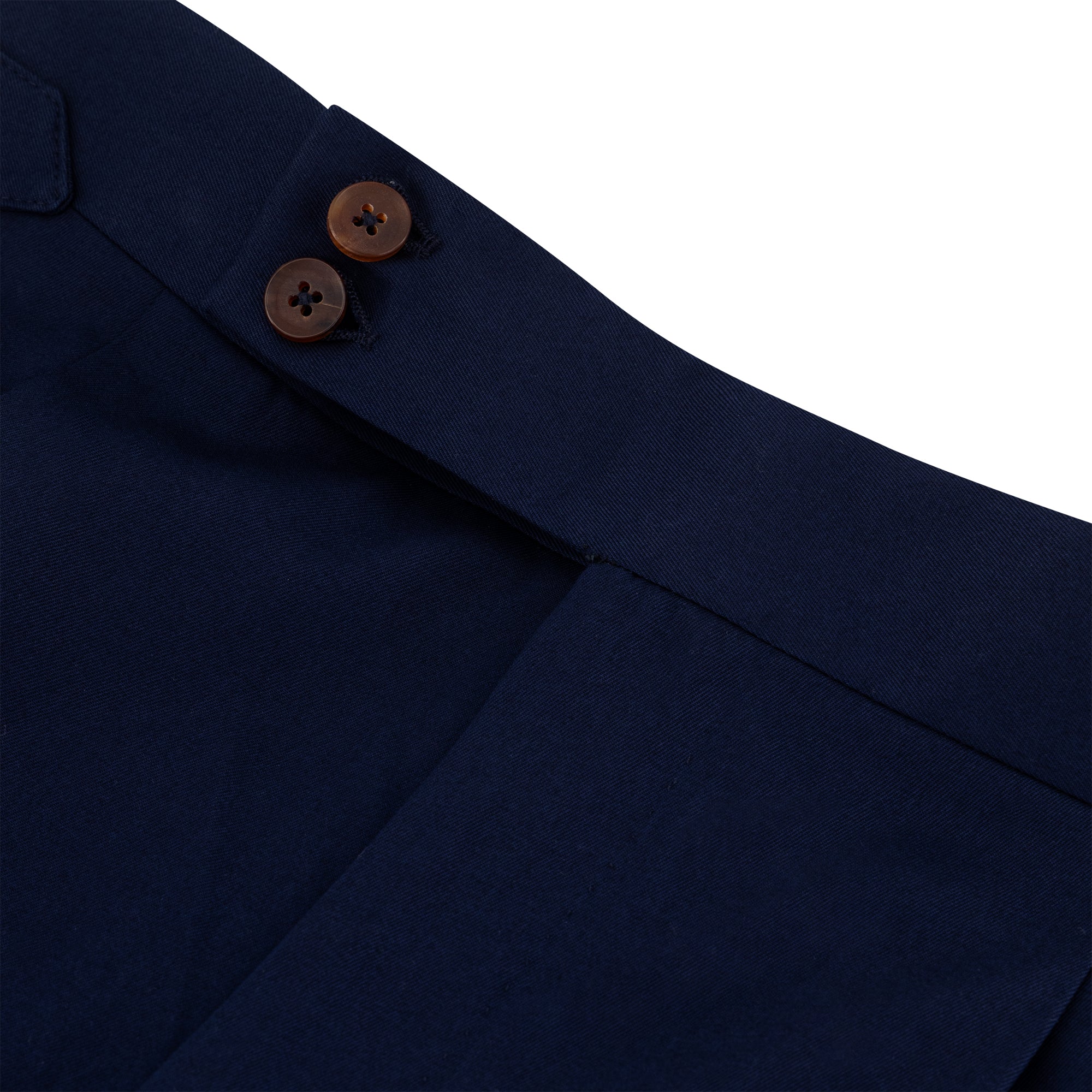 HENRY SARTORIAL Solbiati Cotton Pleated Trousers NAVY REG - Henry BucksTrouser - Formal34AW230068 - NAVY - R - 32