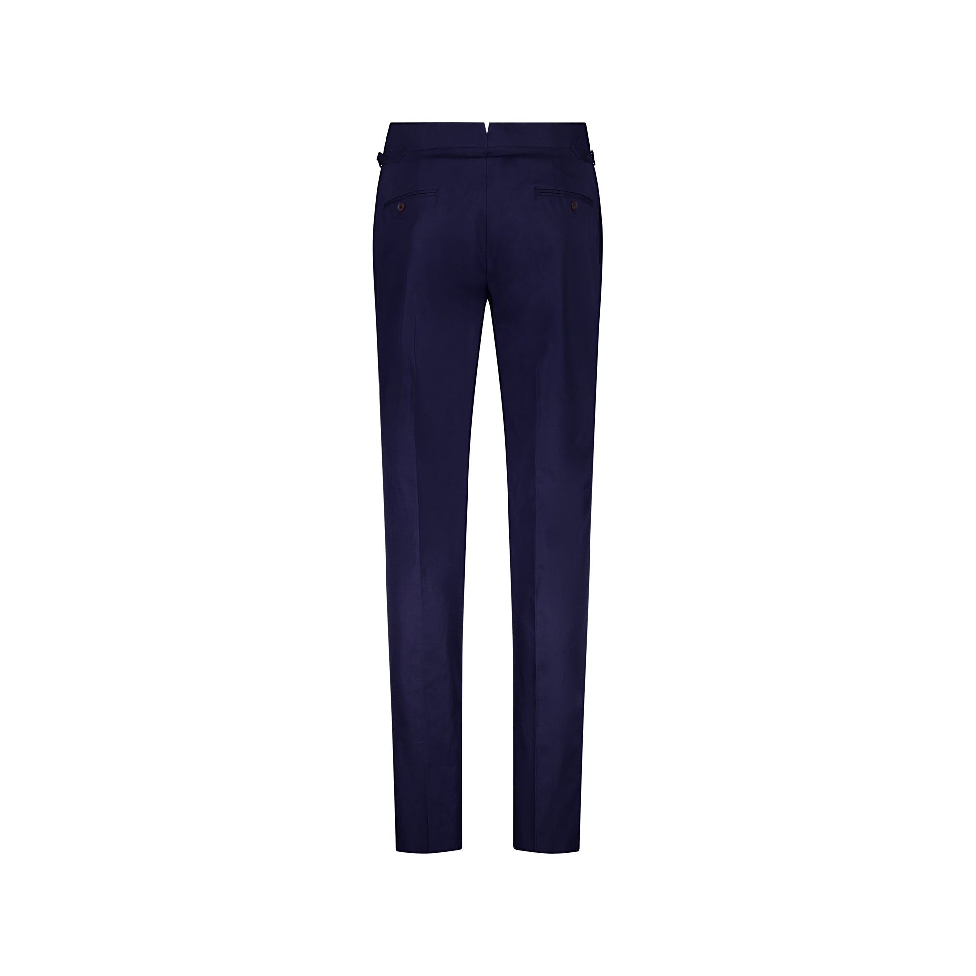 HENRY SARTORIAL Solbiati Cotton Pleated Trousers NAVY REG - Henry BucksTrouser - Formal34AW230068 - NAVY - R - 32