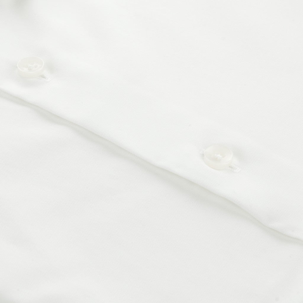 HENRY SARTORIAL Solid Oxford Long Sleeve Business Shirt WHITE (Online only*) - Henry Bucks