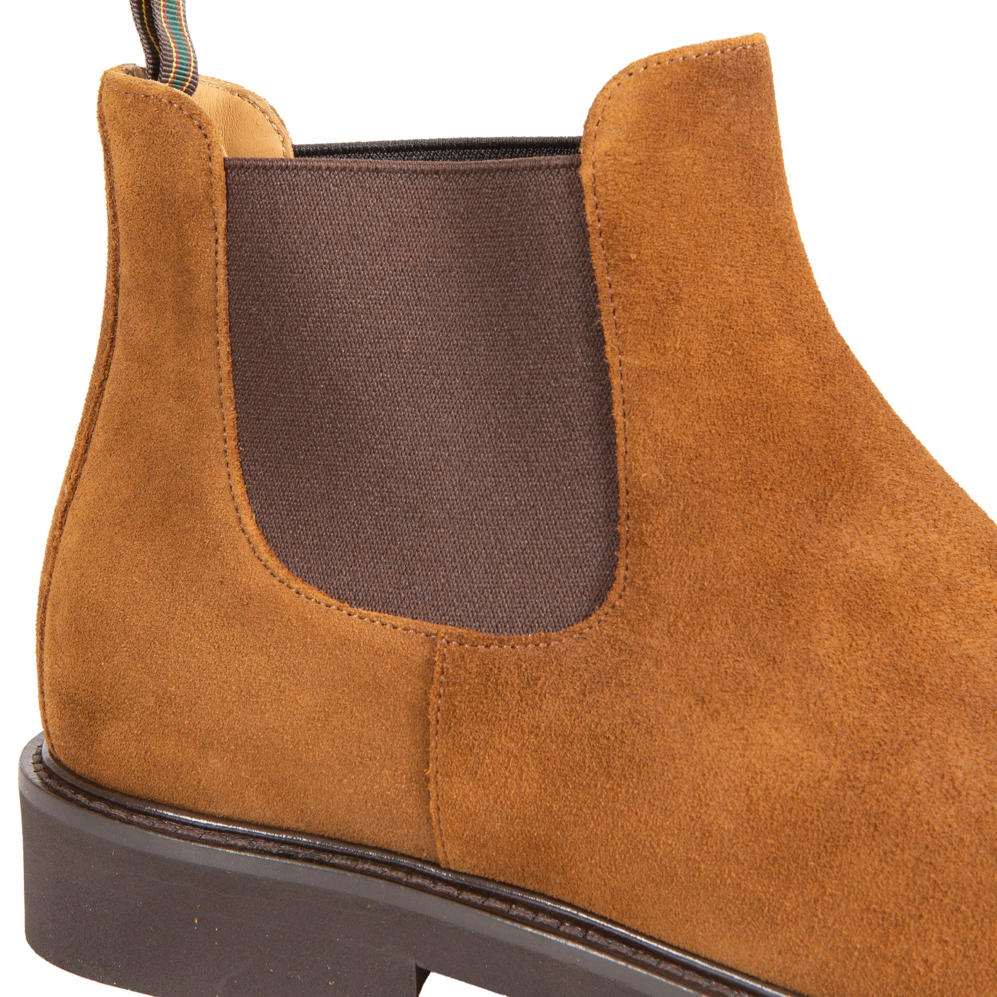 HENRY SARTORIAL Suede Chelsea Boot CAMEL - Henry BucksBoots8000407 - CAMEL - 7