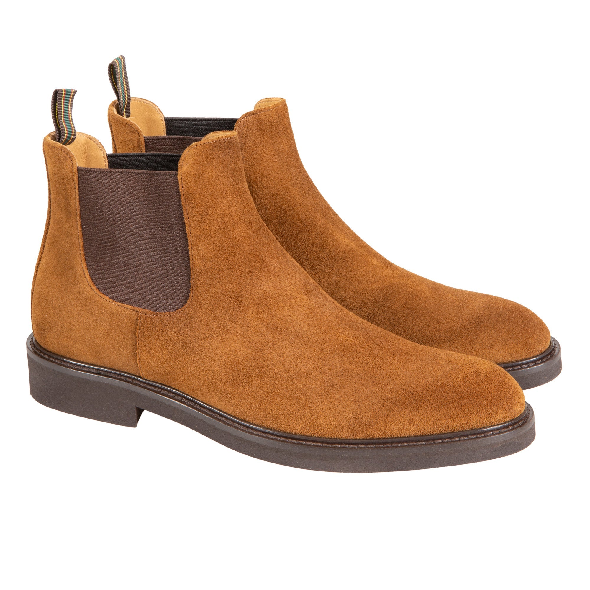 HENRY SARTORIAL Suede Chelsea Boot CAMEL - Henry BucksBoots8000407 - CAMEL - 7