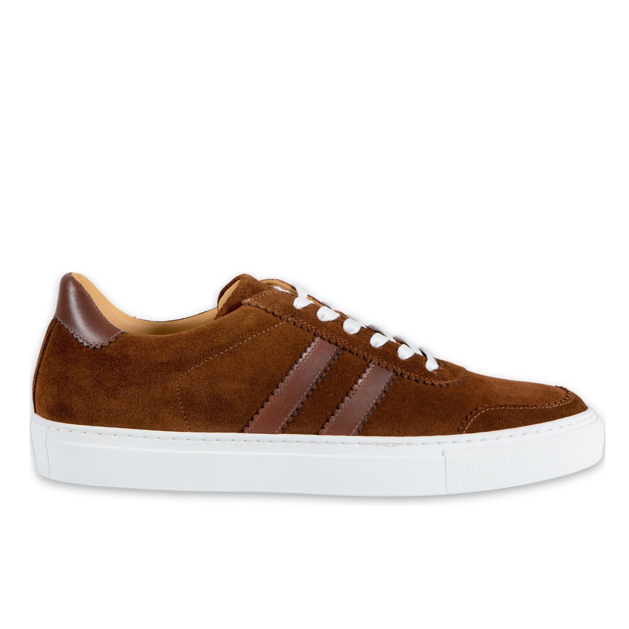 HENRY SARTORIAL Suede Leather Sneakers DARK BROWN - Henry BucksSneakers8000409 - BRDK - 7