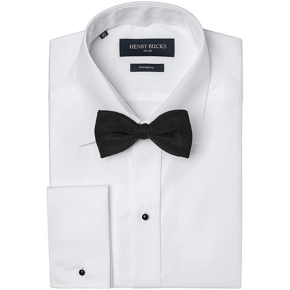 HENRY SARTORIAL Tailored Fit Dinner Shirt WHITE - Henry BucksShirts9000135 - WHTE - DC - TAIL - 38