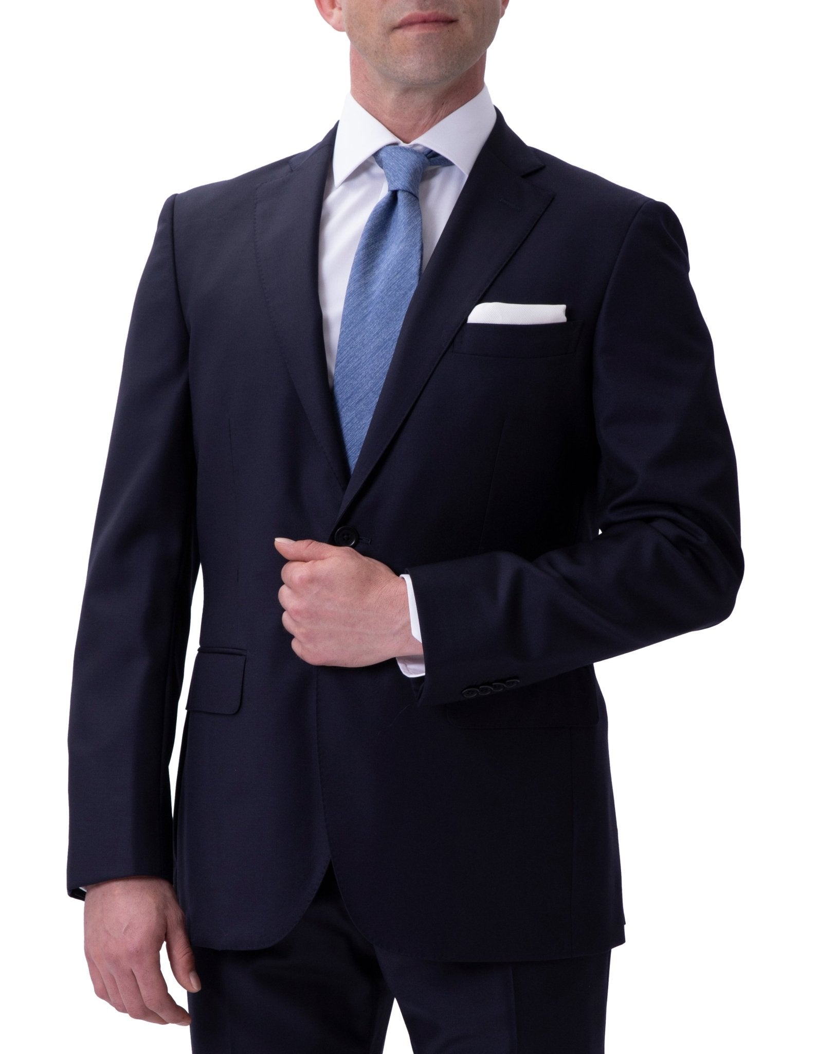 HENRY SARTORIAL Twill Suit NAVY LG - Henry BucksSuits23BSR023 - NAVY - L - 46