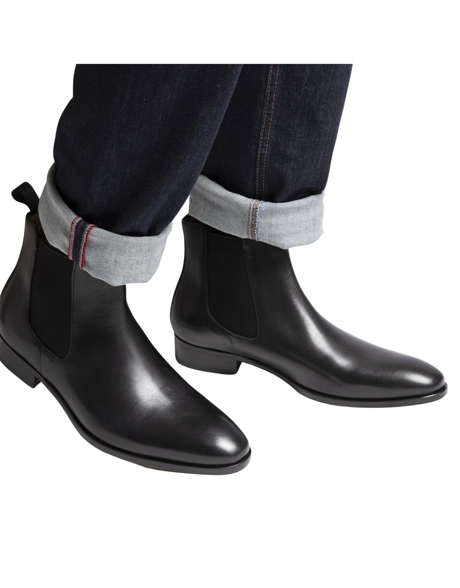HENRY SARTORIAL Tyler Chelsea Boot BLACK - Henry BucksBoots80B134 - BLCK - 5