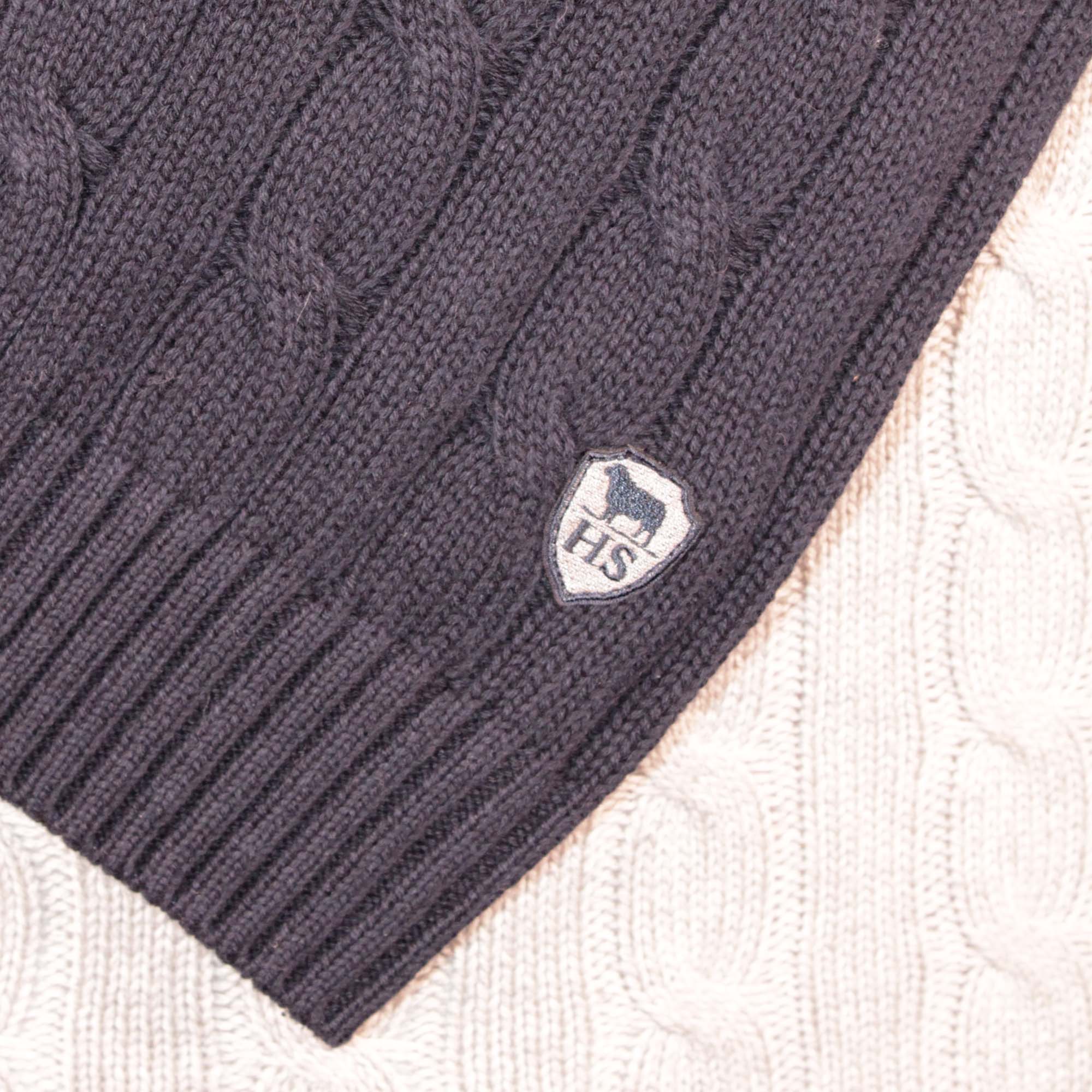 HENRY SARTORIAL V Neck Cotton Jumper NAVY - Henry BucksKnitwear62AW240006 - NAVY - SM
