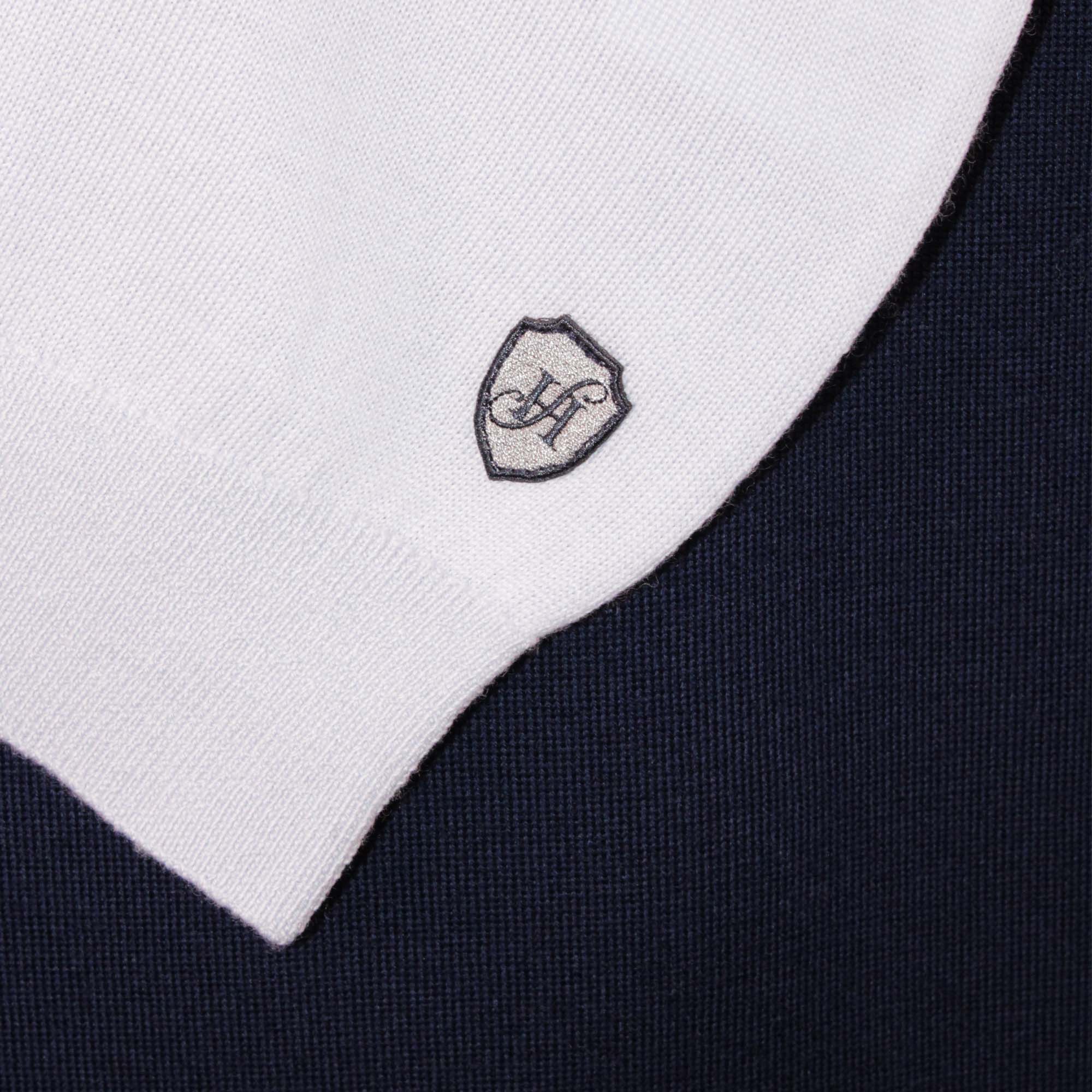 HENRY SARTORIAL V - Neck Jumper LIGHT BLUE - Henry BucksKnitwear62AW240002 - LTBL - SM