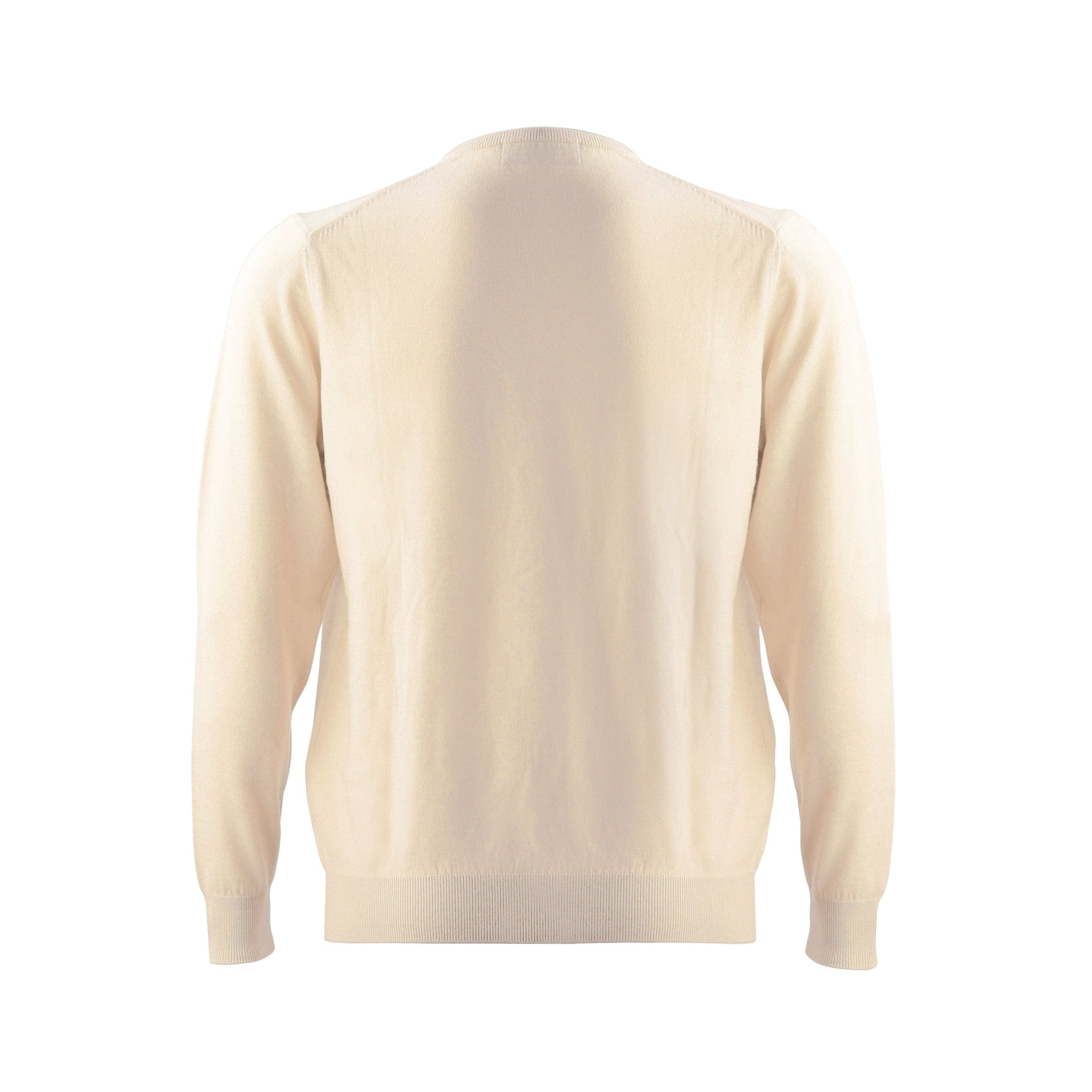 HENRY SARTORIAL V - Neck Jumper LIGHT BROWN - Henry Bucks