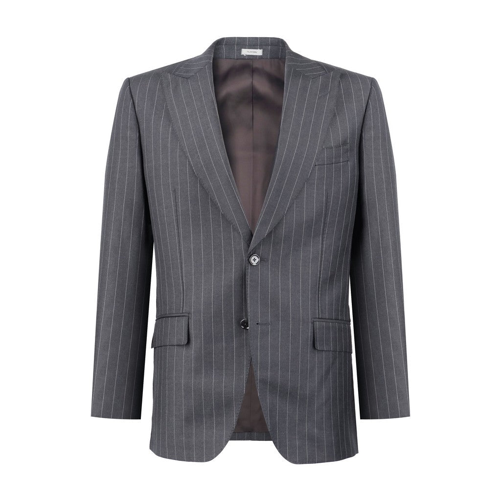 HENRY SARTORIAL VBC Wool Stripe Suit CHARCOAL - Henry Bucks