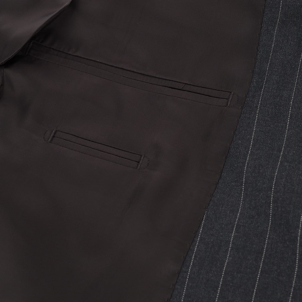 HENRY SARTORIAL VBC Wool Stripe Suit CHARCOAL - Henry Bucks