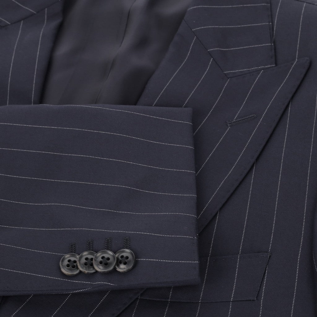 HENRY SARTORIAL VBC Wool Stripe Suit NAVY - Henry Bucks