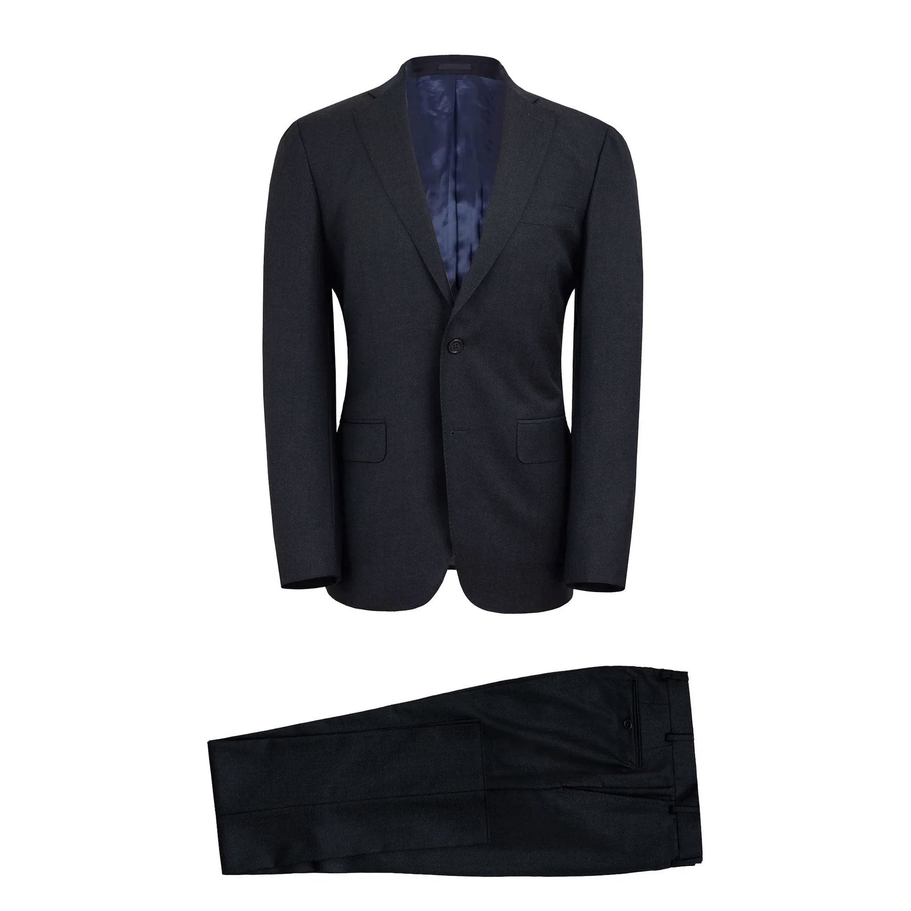 HENRY SARTORIAL VBC Wool Twill Suit CHARCOAL REG - Henry Bucks