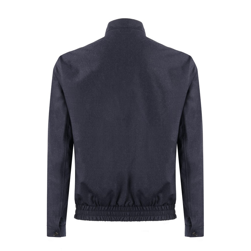 HENRY SARTORIAL Vitale Barberis Canonico Blouson Hybrid Sports Jacket NAVY - Henry Bucks