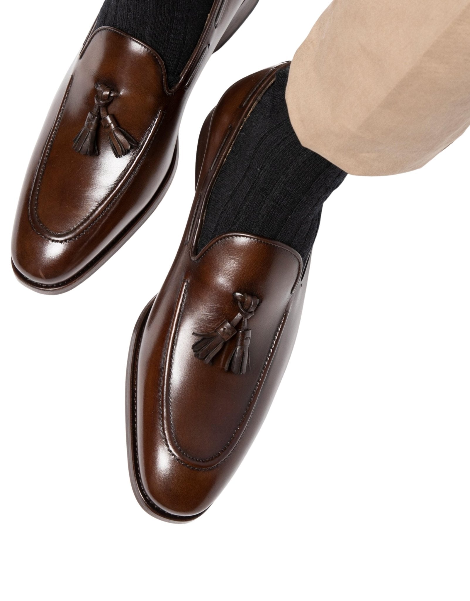 HENRY SARTORIAL Wesley Loafers DARK BROWN - Henry BucksLoafers & Driving Shoes80S0003 - BRDK - 5