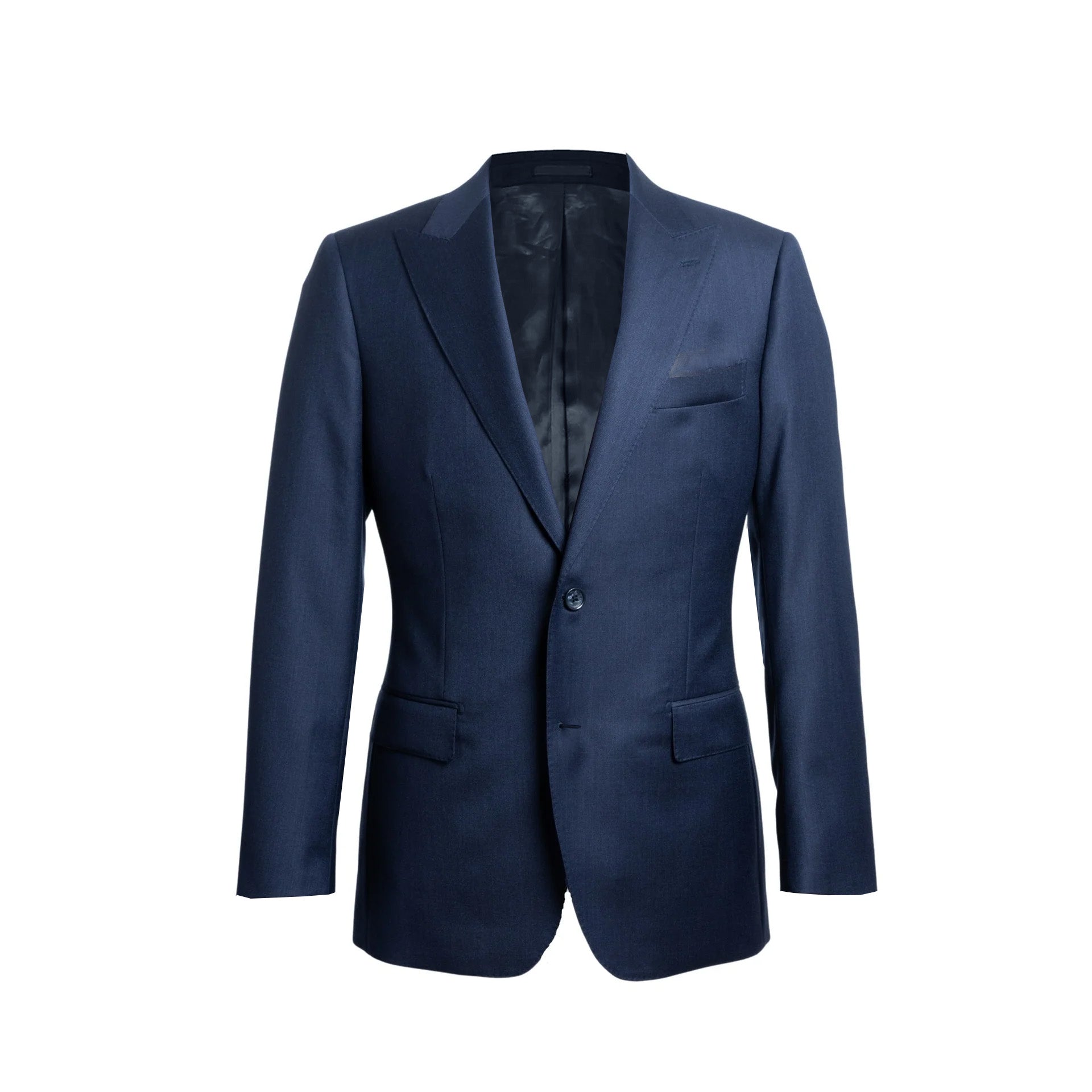 HENRY SARTORIAL Westminster Peak Lapel Suit NAVY - Henry BucksSuits23AW212105 - NAVYBLACK - R - 48