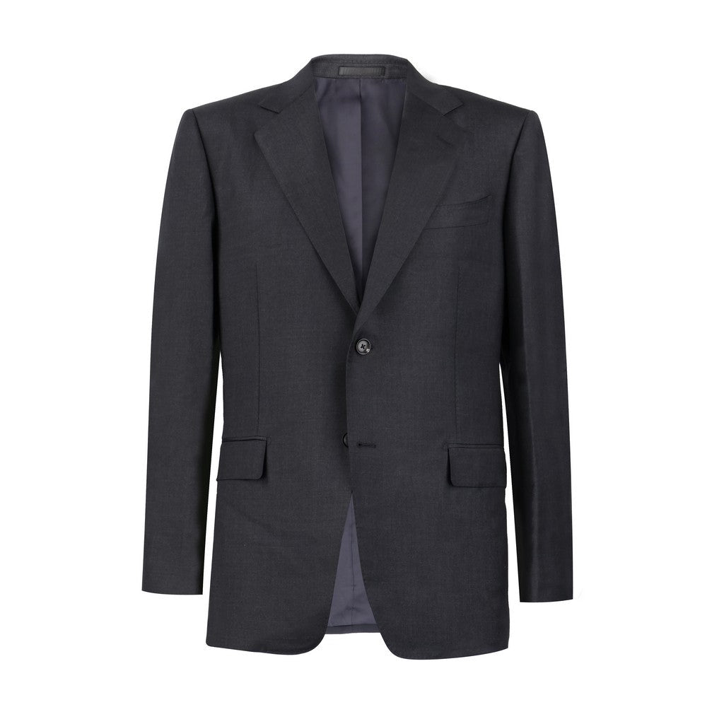 Henry Sartorial Wool Notch Lapel Suit CHARCOAL - Henry Bucks