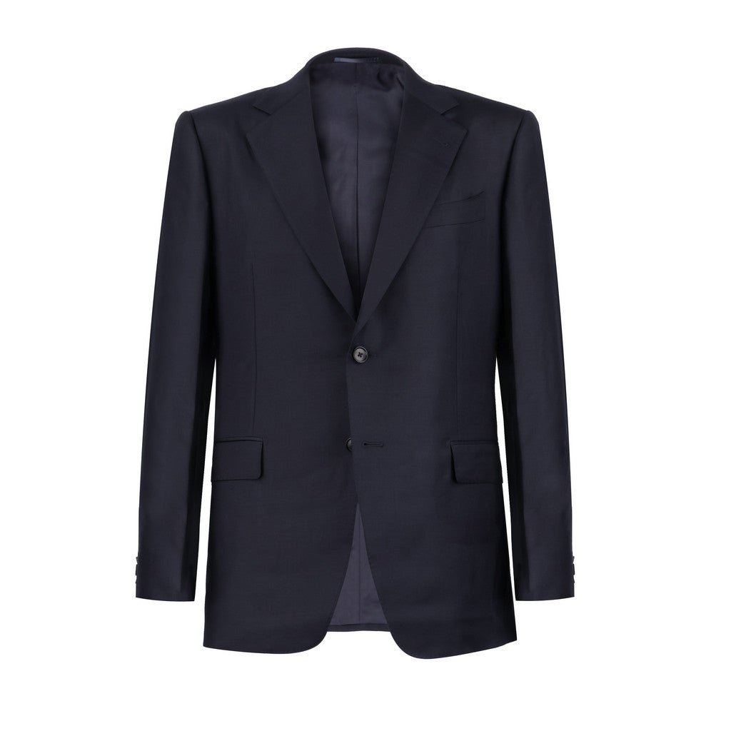 Henry Sartorial Wool Notch Lapel Suit NAVY - Henry Bucks