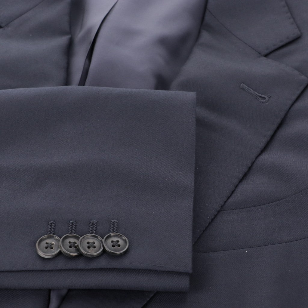 Henry Sartorial Wool Notch Lapel Suit NAVY - Henry Bucks